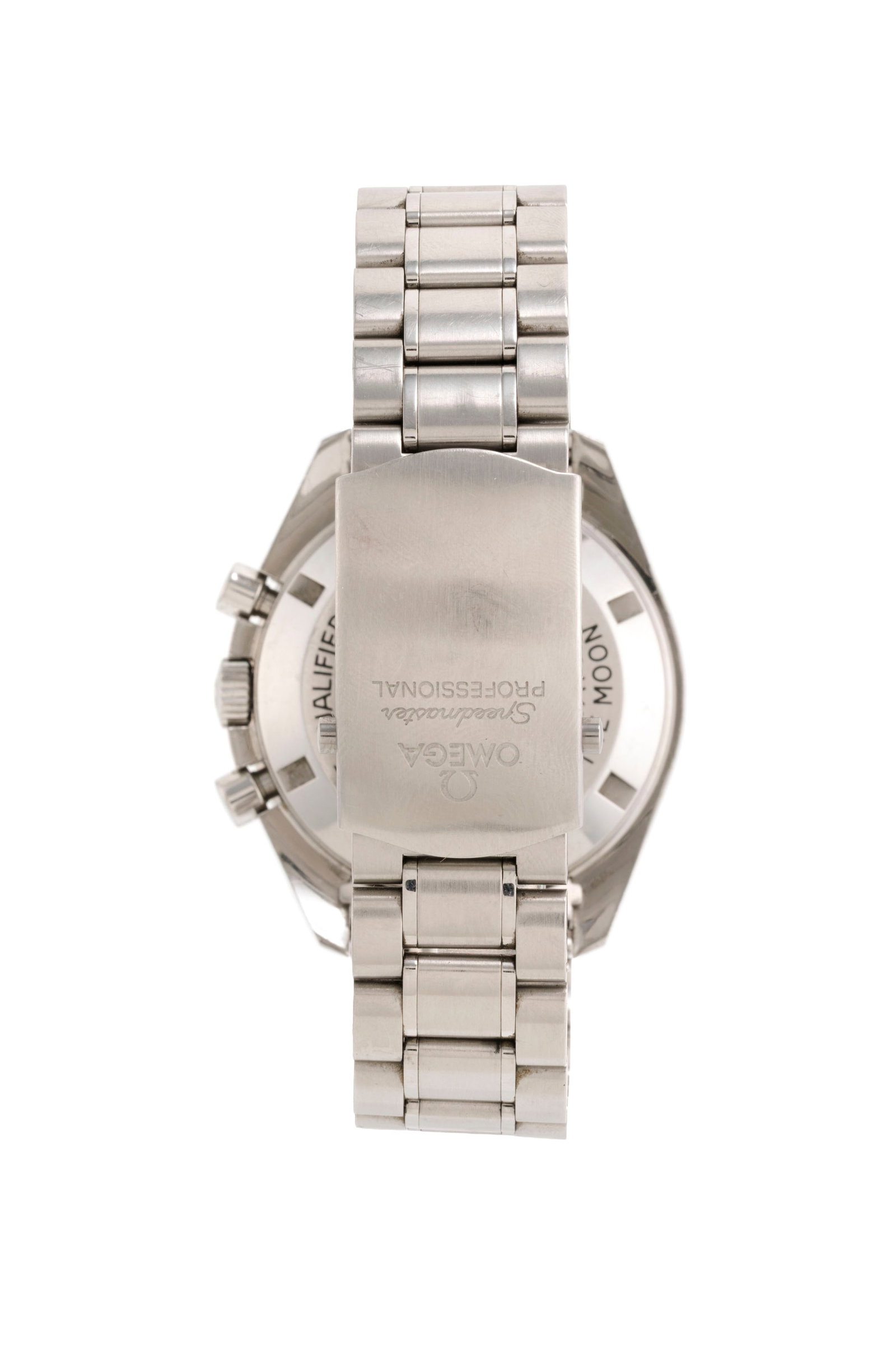 Omega, Speedmaster, Moonwatch, réf. 145.0022/345.0022, montre-bracelet chronographe en acier  - 4