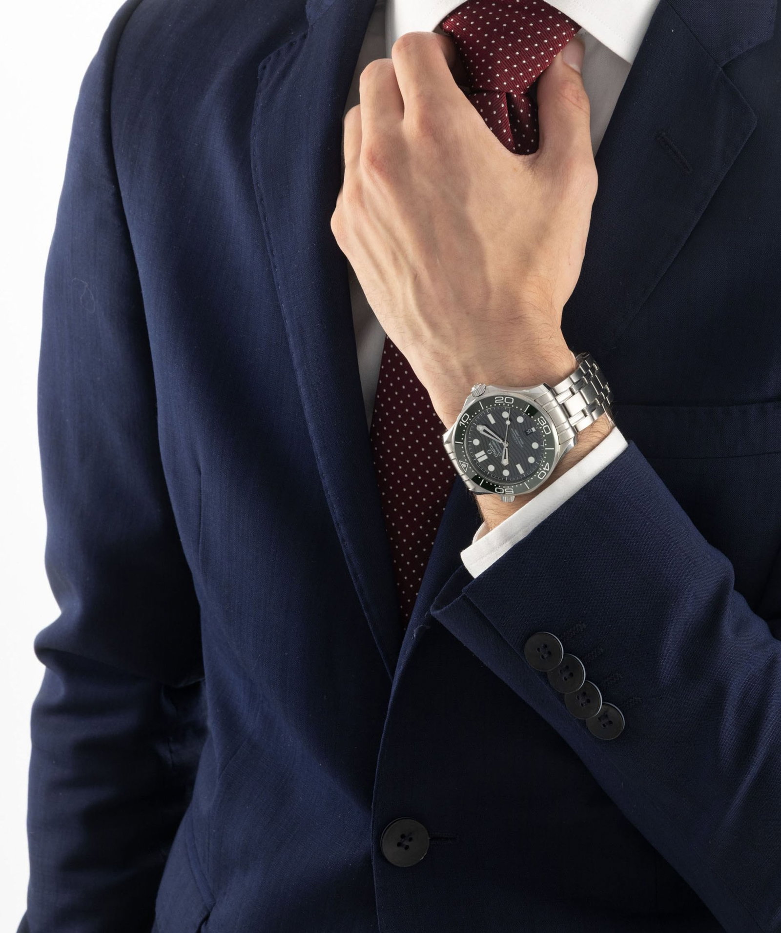 Omega, Seamaster Diver, réf. 210.30.42.20.10.001, montre-bracelet en acier, circa 2023 Mouvem - 5