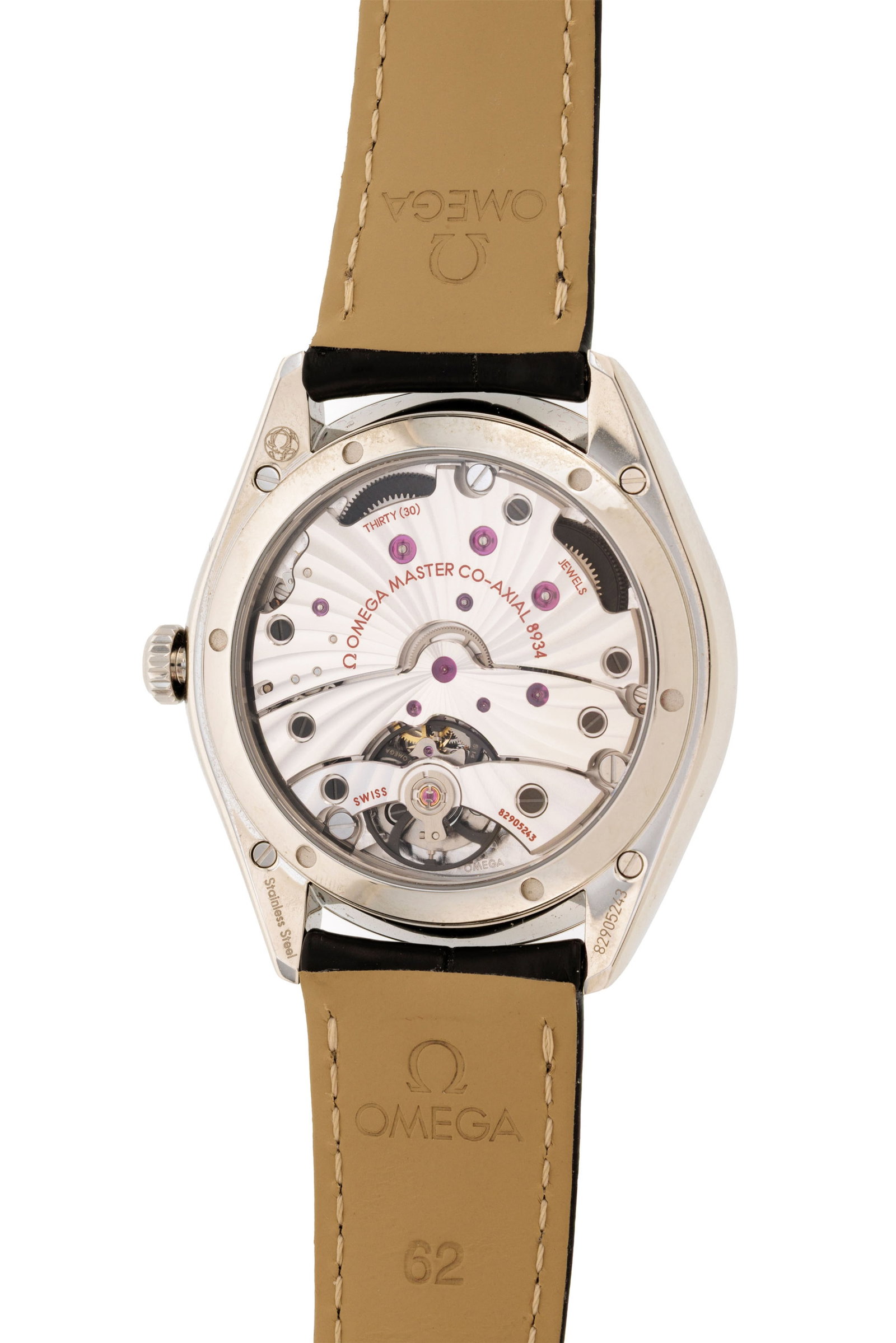 Omega, De Ville Trésor, réf. 435.13.40.22.01.001, montre petite seconde en acier avec indi - 4