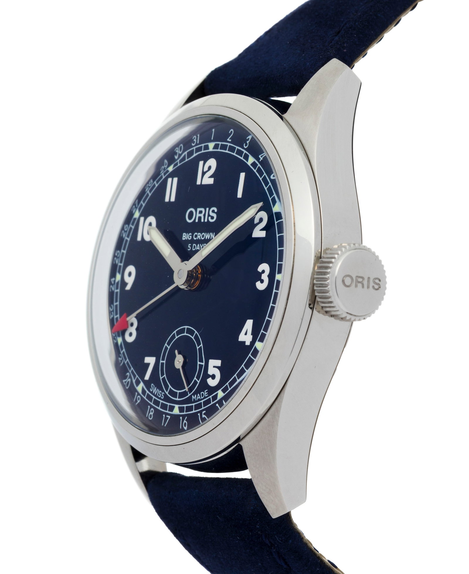 Oris, Big Crown, réf. 77764000, montre petite seconde en acier Mouvement: cal. 403, automatiq - 2