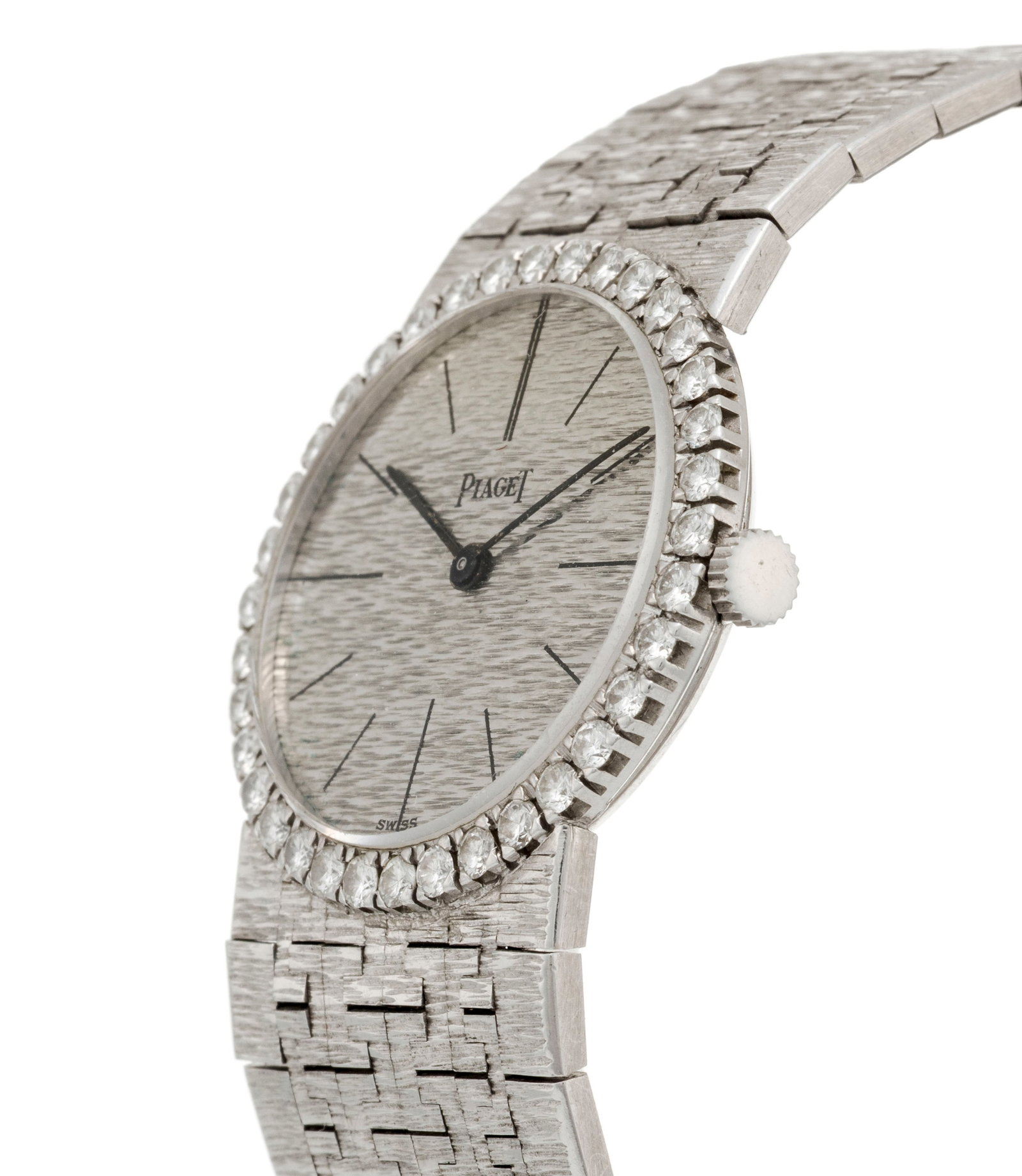 Piaget, réf. 926 A 6, montre-bracelet en or gris 750 sertie de diamants Mouvement: cal. 9P, m - 2