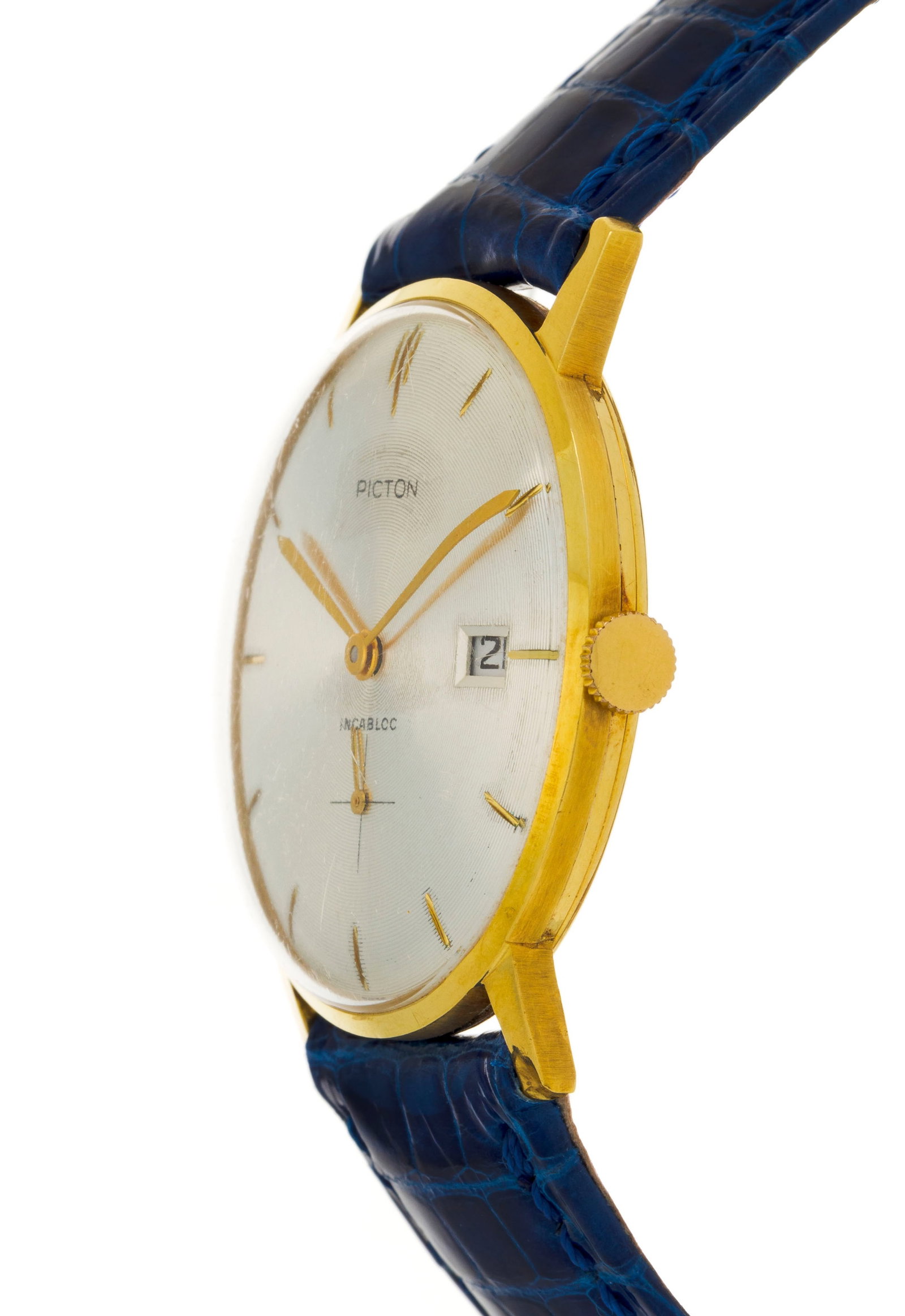 Picton, montre petite seconde en or 750 avec indication de la date Mouvement: mécanique Bo& - 2
