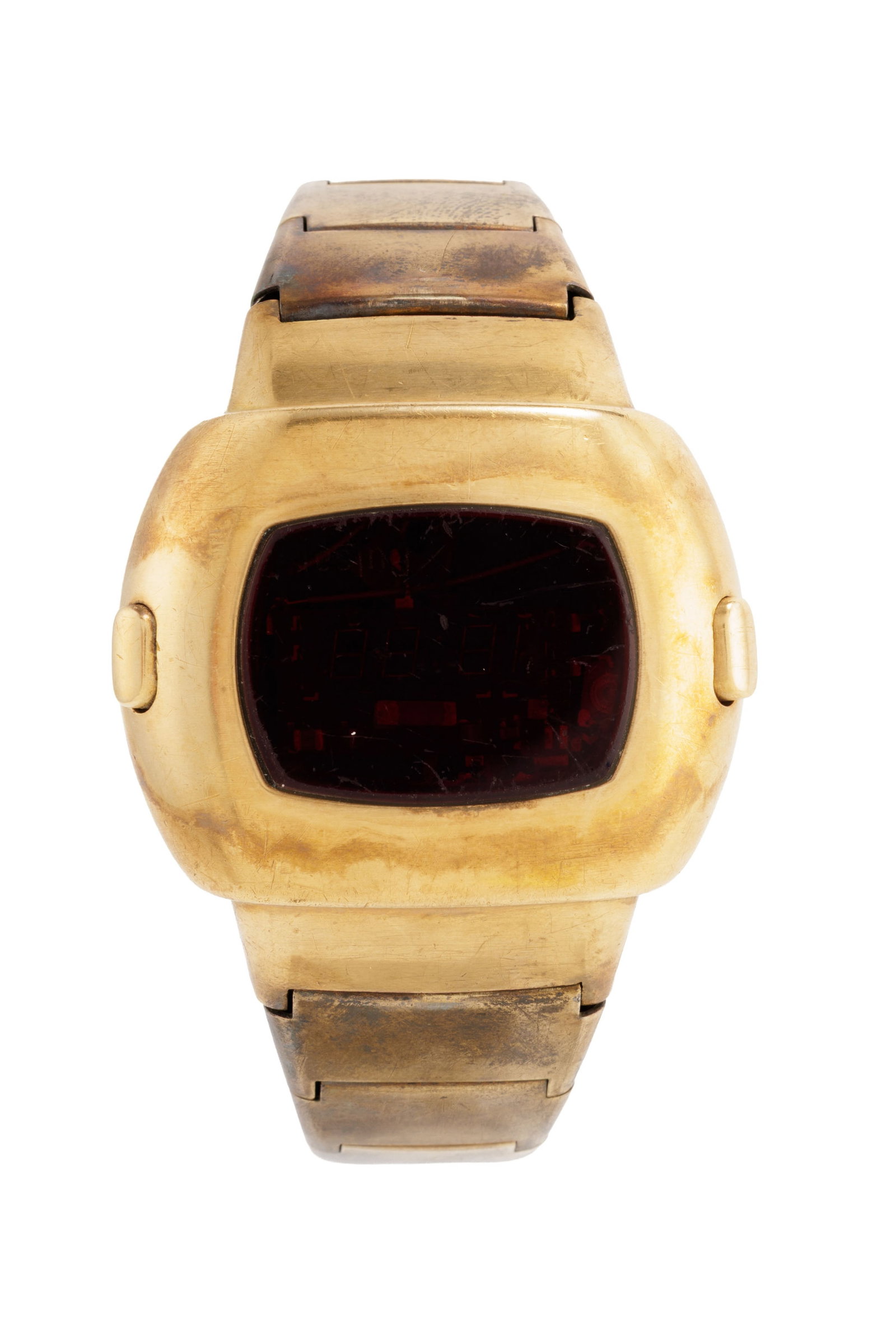 Pulsar, montre-bracelet digital en or 585 et métal, années 1970 Mouvement: quartz Bo&# (1 of 5)