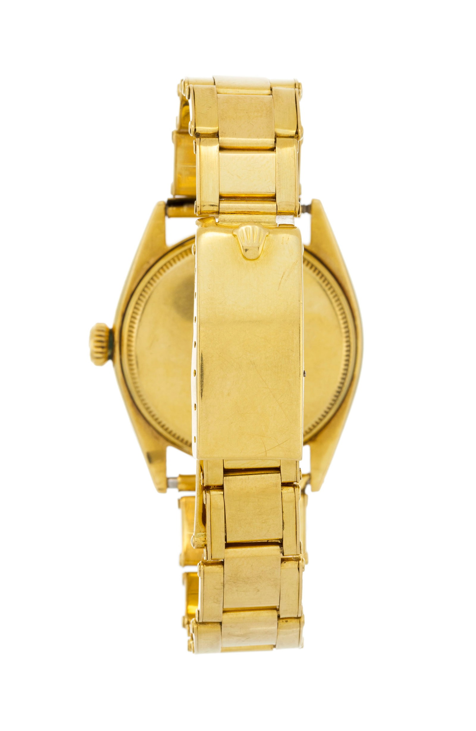 Rolex, Oyster Perpetual, réf. 6085, montre-bracelet en or 750, années 1950-60 Mouvement: - 3