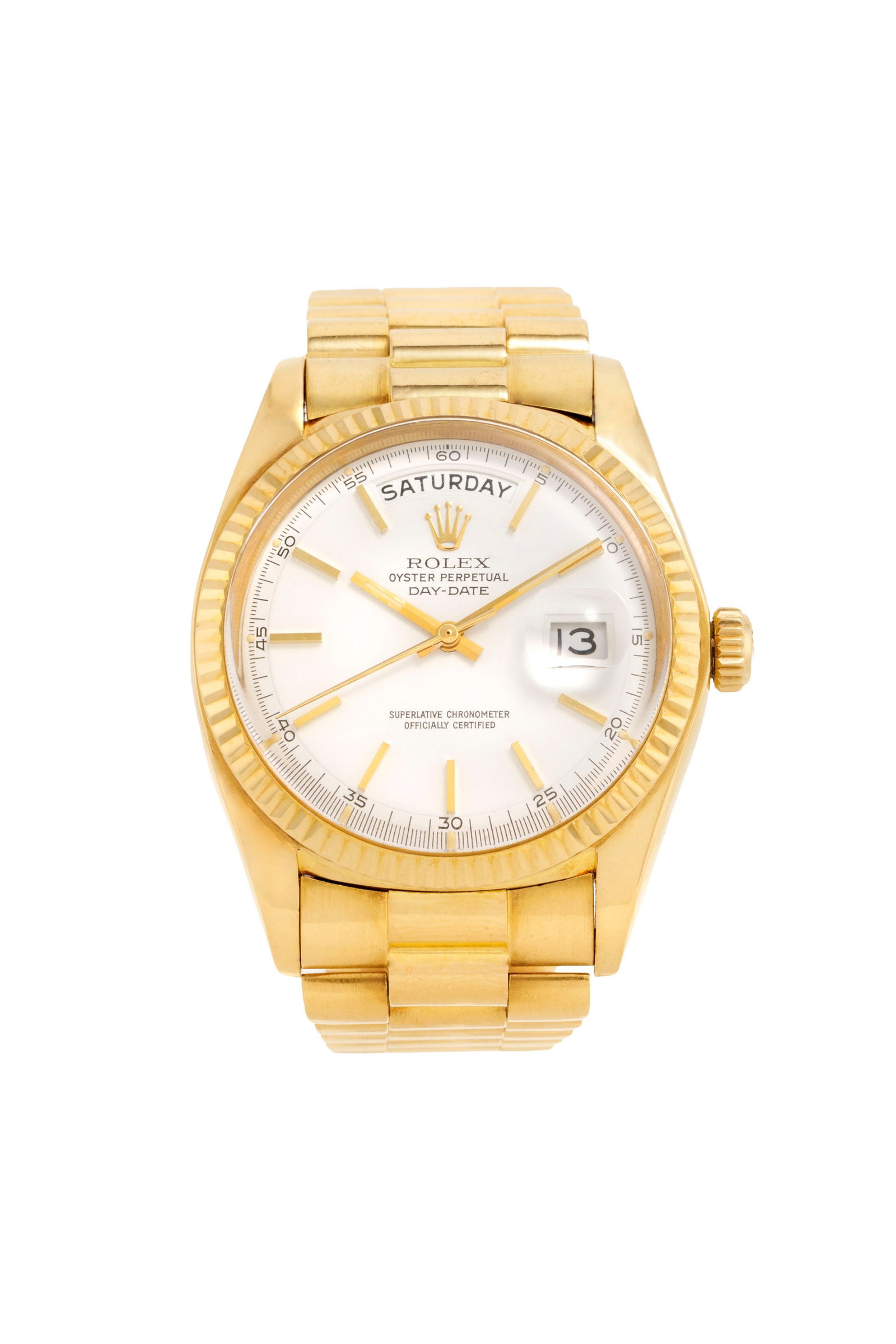 Rolex, Day-Date, réf. 1803, montre-bracelet en or 750, circa 1975 Mouvement: cal. 1556, autom (1 of 6)