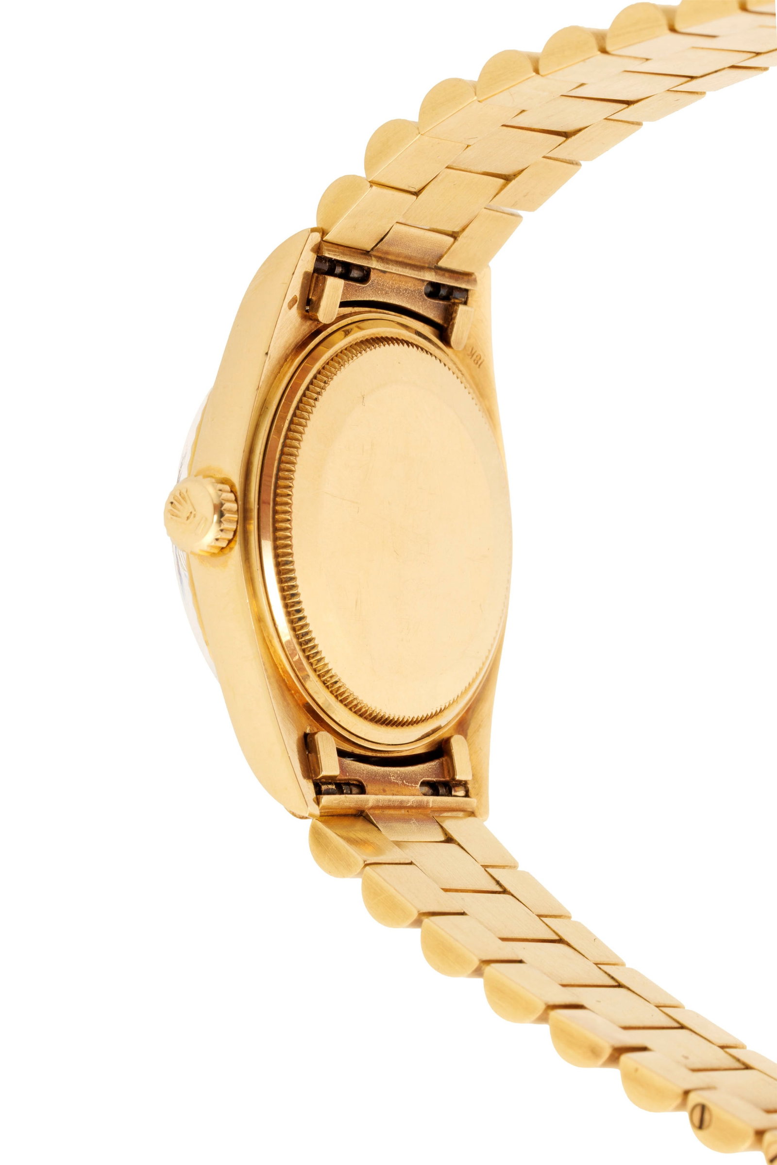 Rolex, Day-Date, réf. 1803, montre-bracelet en or 750, circa 1975 Mouvement: cal. 1556, autom - 3