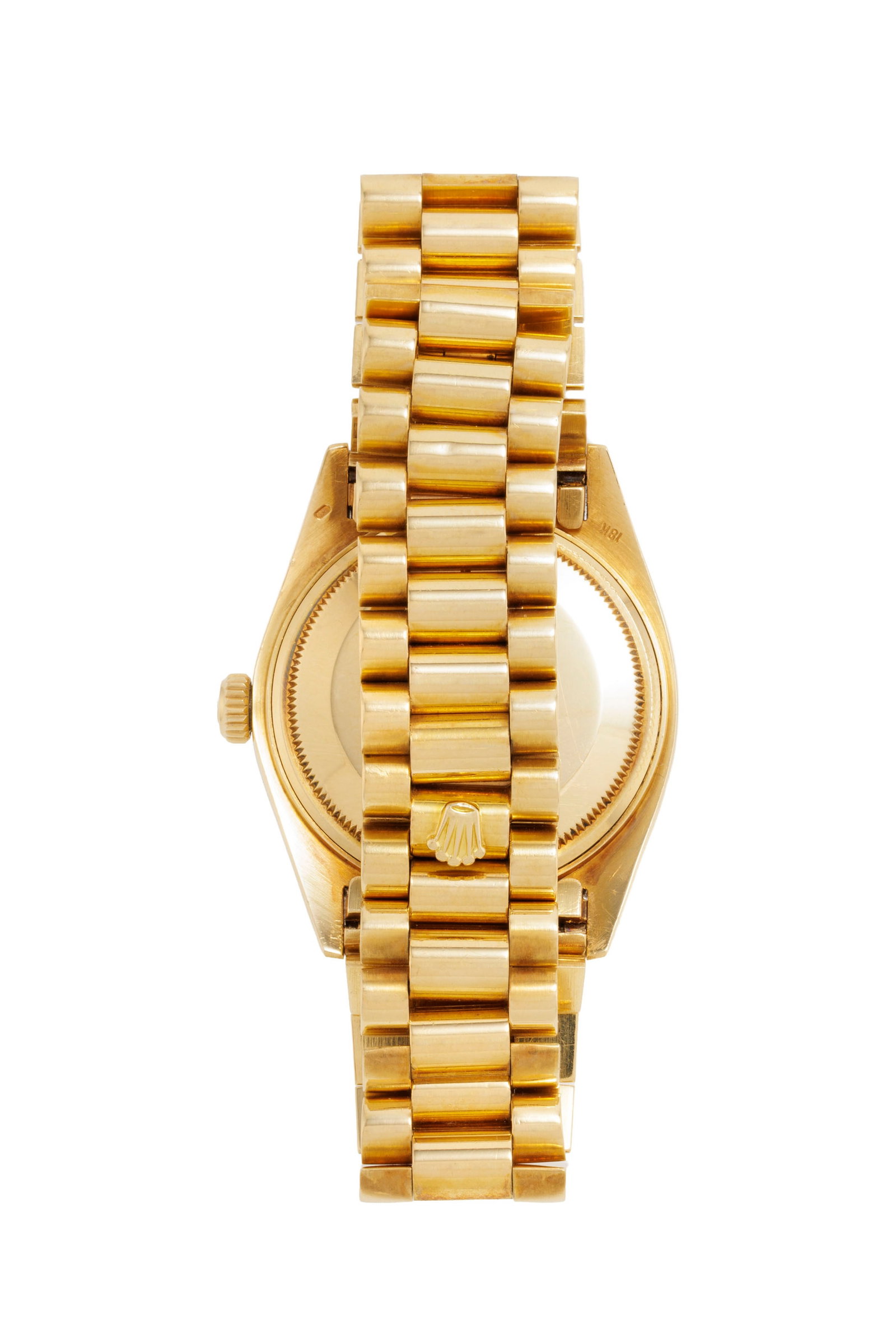 Rolex, Day-Date, réf. 1803, montre-bracelet en or 750, circa 1975 Mouvement: cal. 1556, autom - 4