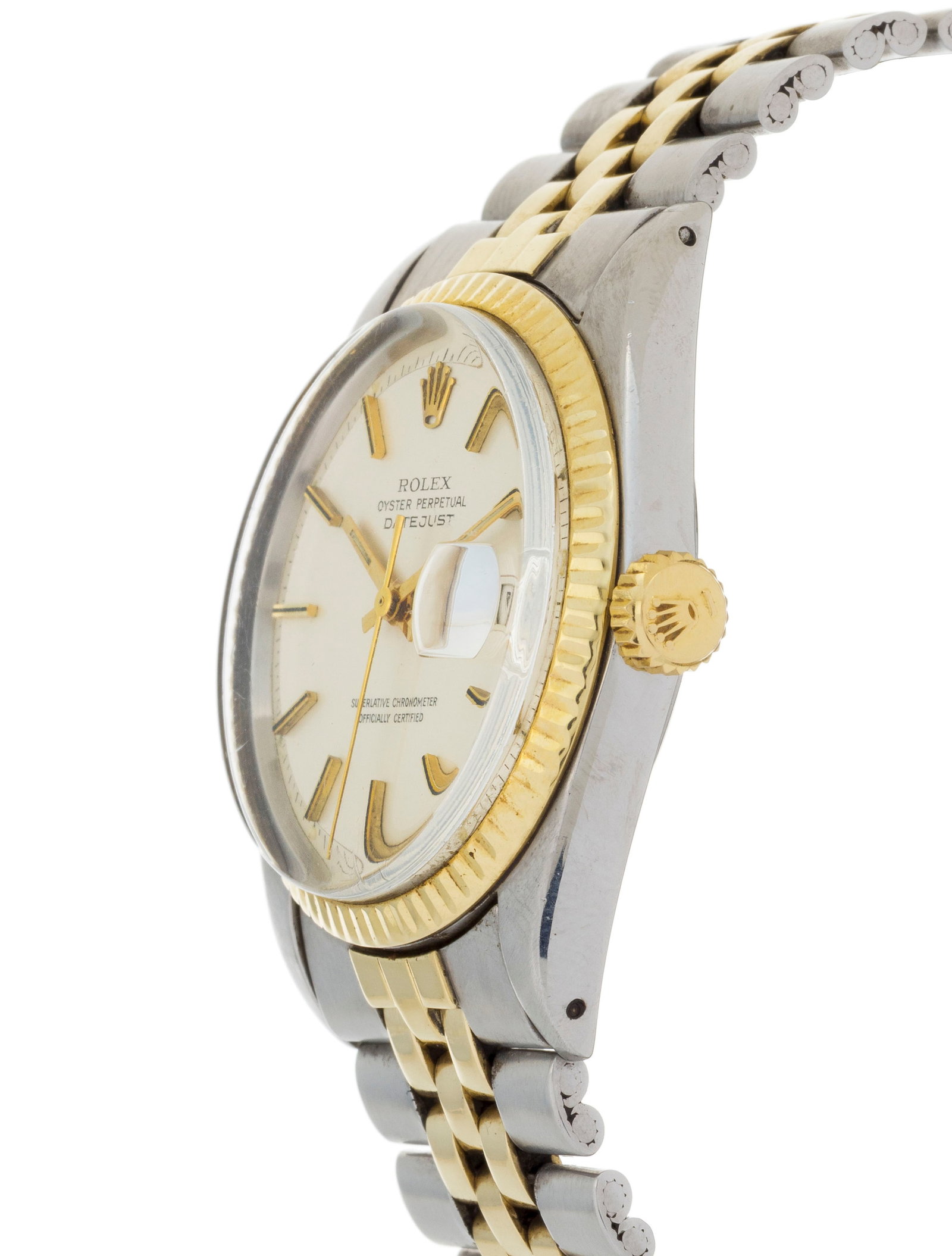 Rolex, Datejust, réf. 1601, montre-bracelet en acier et or, circa 1971 Mouvement: cal. 1570,  - 2