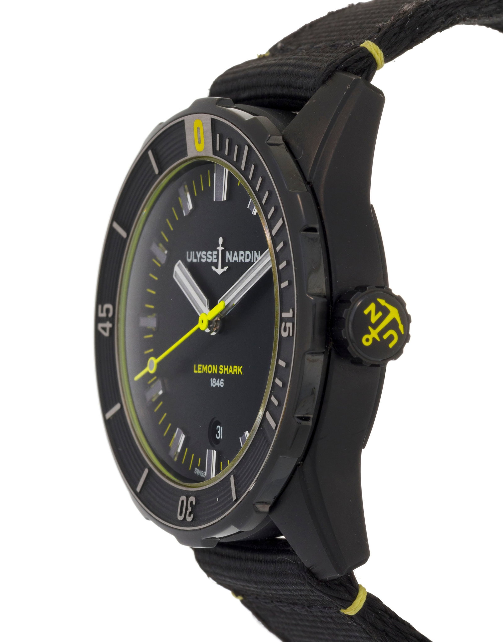 Ulysse Nardin, Lemon Shark, réf. 8163-175, Ed. Limitée n°12/300, montre en acier avec - 2