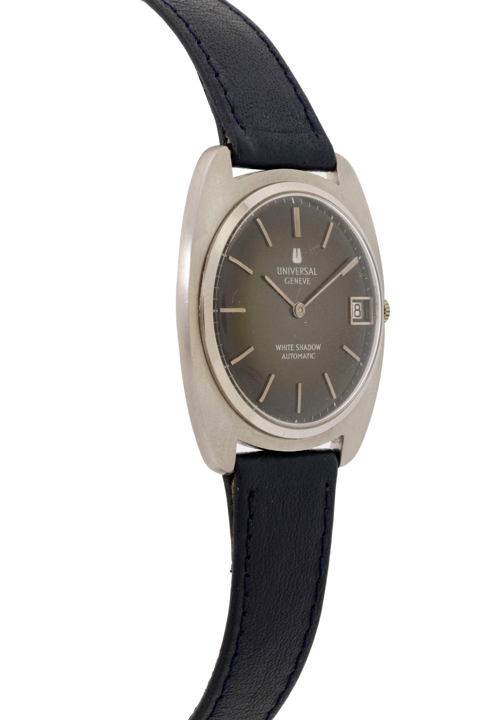 Universal, White Shadow, réf. 867103, montre en acier avec indication de la date Mouvement: c - 2
