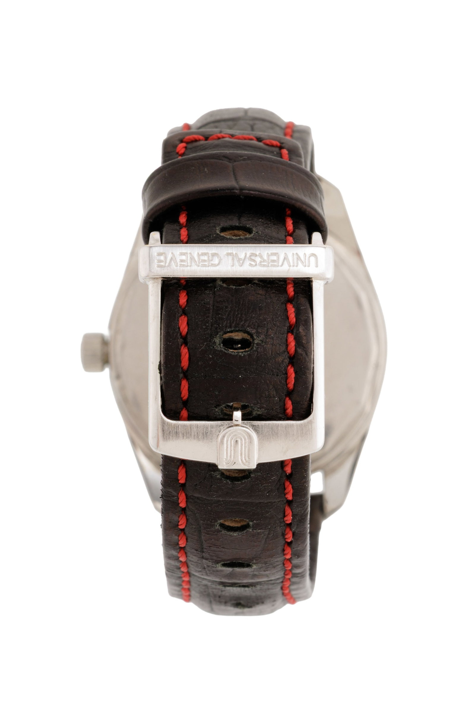 Universal, Polerouter Date, réf. 869119, montre en acier avec indication de la date, année - 4