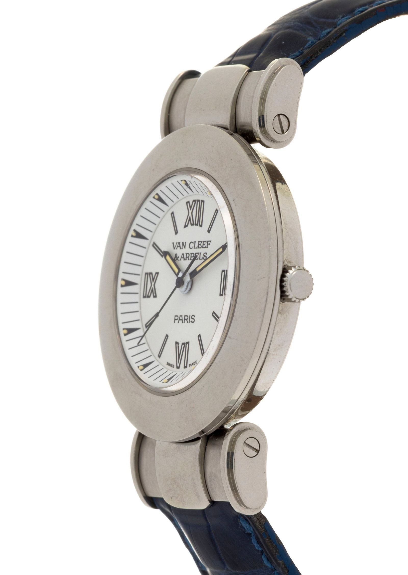 Van Cleef & Arpels, Roma, montre en acier Mouvement: cal. ETA 955.412, quartz, 7 rubis Boît - 2