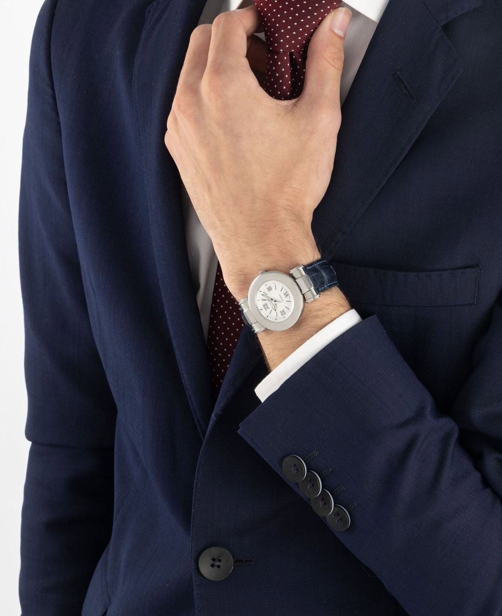 Van Cleef & Arpels, Roma, montre en acier Mouvement: cal. ETA 955.412, quartz, 7 rubis Boît - 4