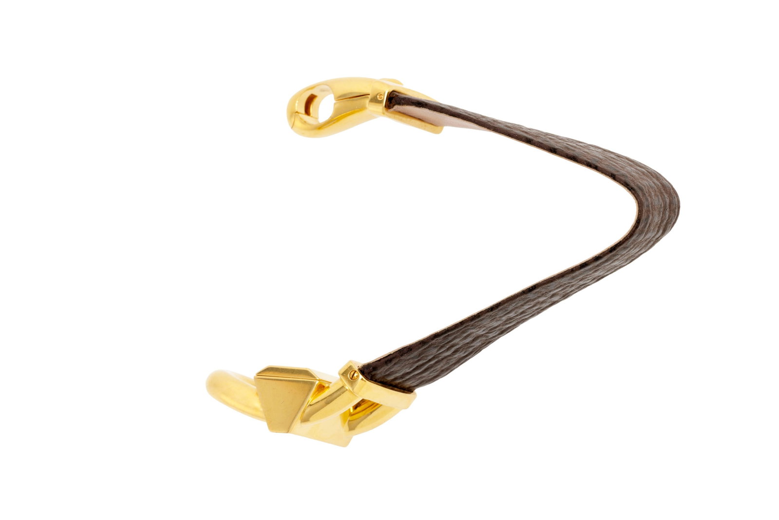 Van Cleef & Arpels, Cadenas, montre en or 750 avec un index serti d'un diamant Mouvement: cal. Ron - 7