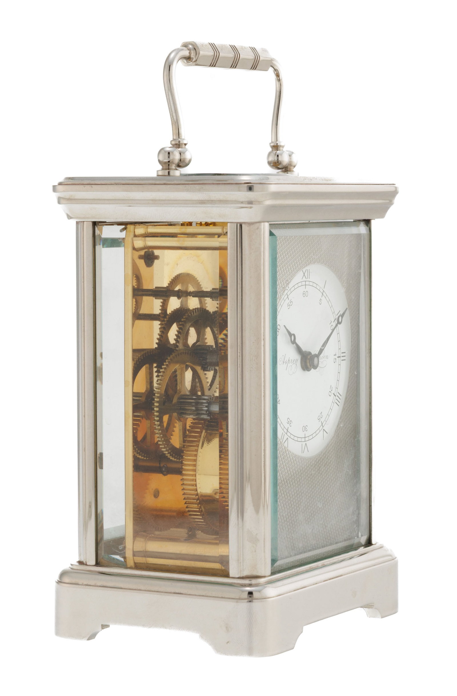 L'Épée pour Asprey, pendulette en métal argenté Mouvement: mécanique Bo - 2