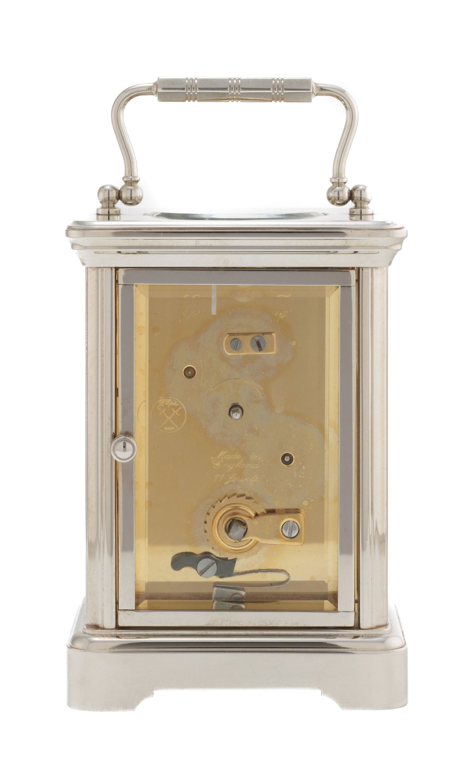 L'Épée pour Asprey, pendulette en métal argenté Mouvement: mécanique Bo - 4