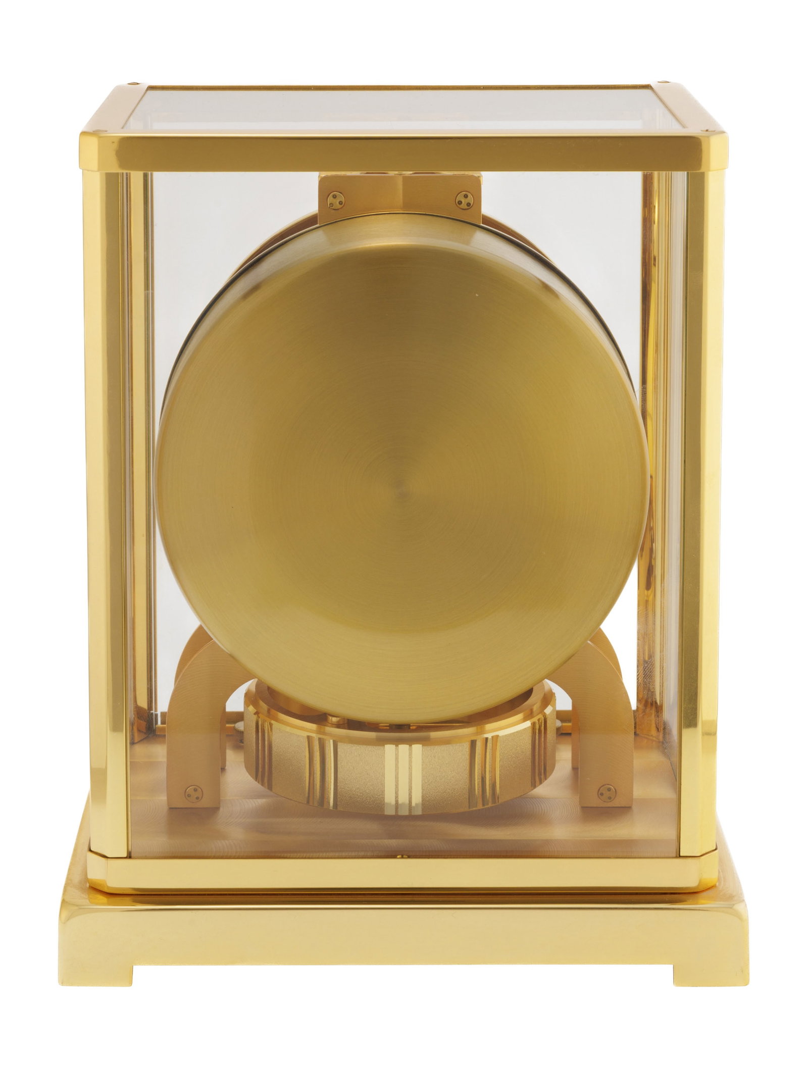Jaeger-LeCoultre, Atmos, pendulette cabinet en métal doré Mouvement: cal. 526-5, mé - 4