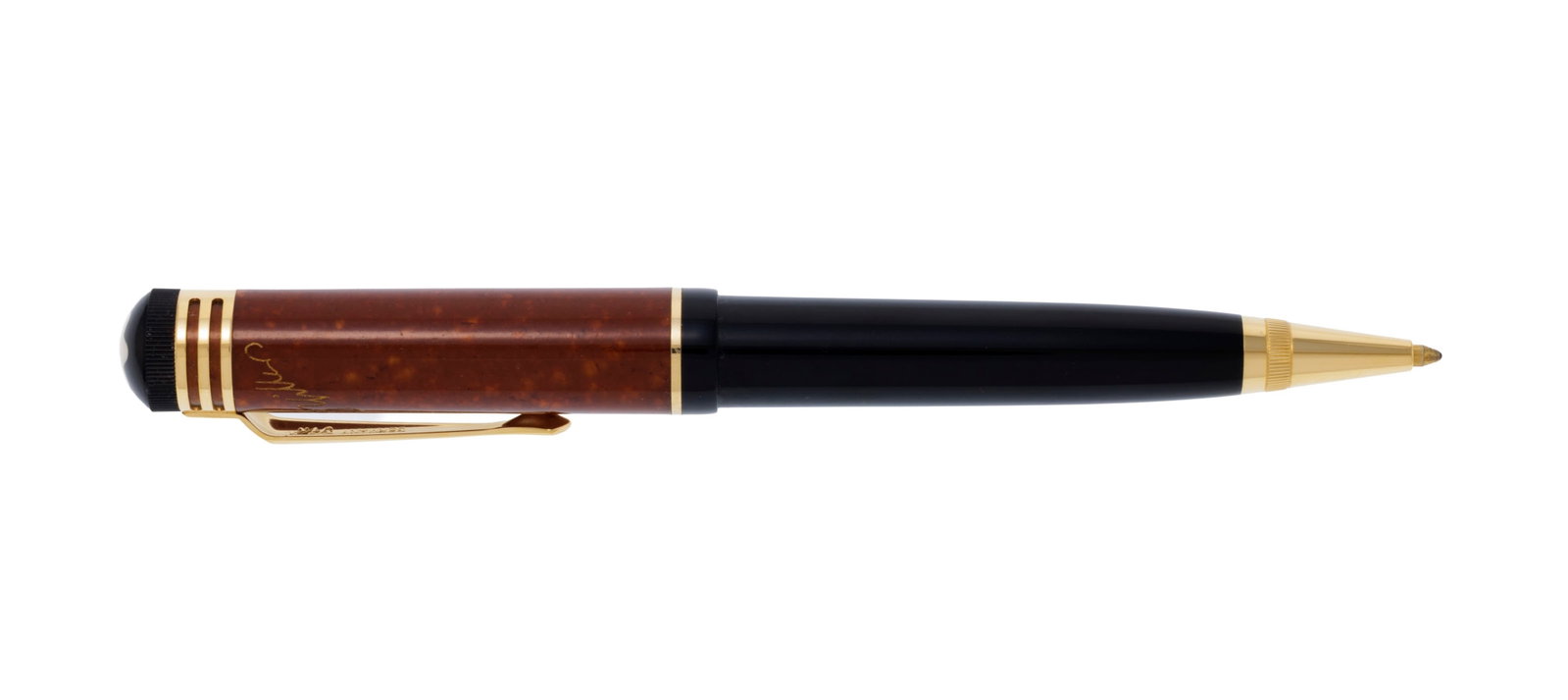 Montblanc, Friedrich Schiller, Ed limitée 07084/16000, stylo bille en résine bicolore et m - 2