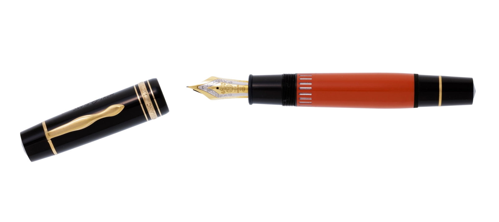 Montblanc, Hemingway, Ed. limitée NE0448/04, stylo plume à pompe en métal doré e - 2