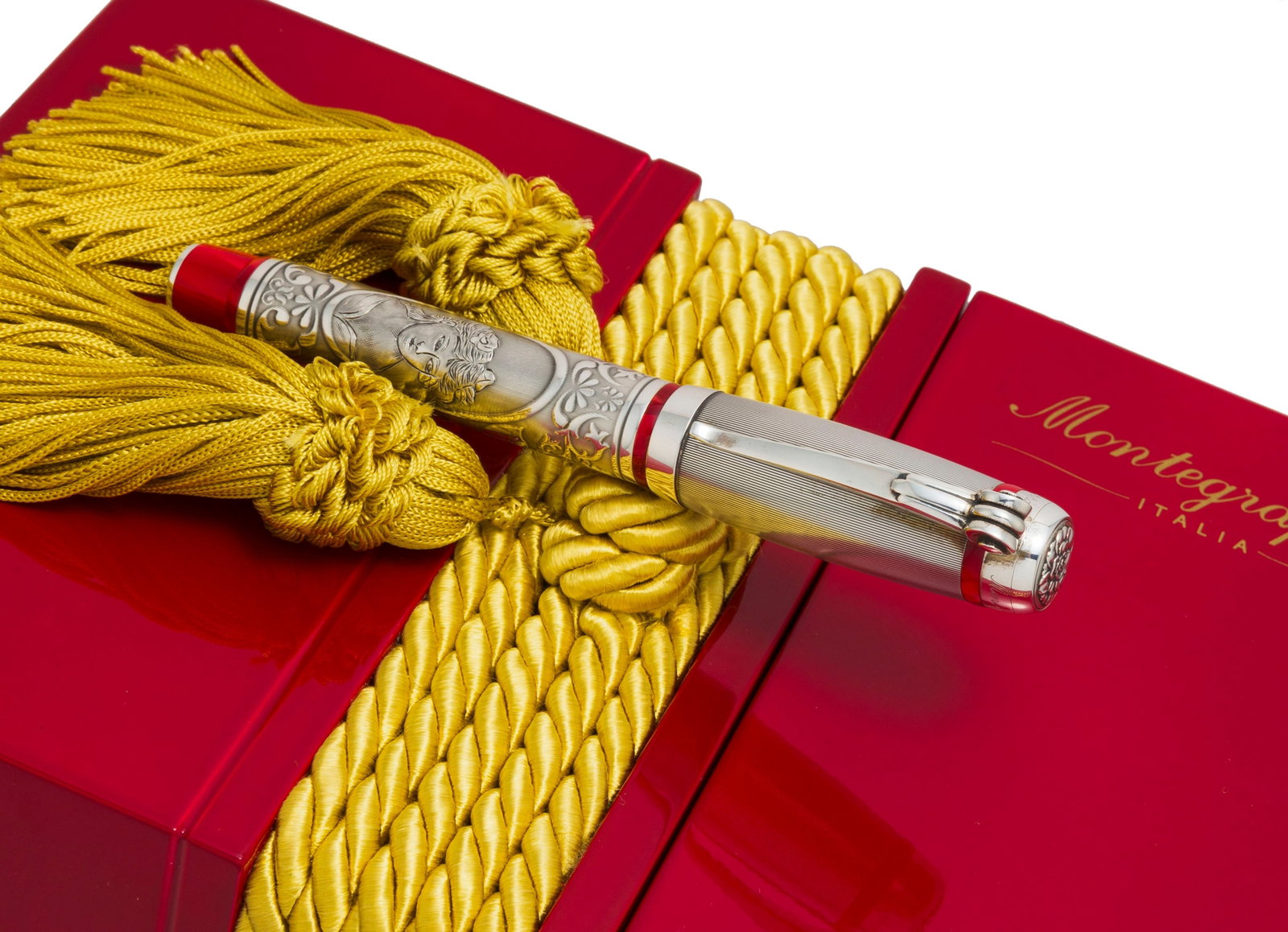 Montegrappa, Invito a La Traviata, Ed. Limitée 0409/1912, stylo plume en résine rouge et a - 6
