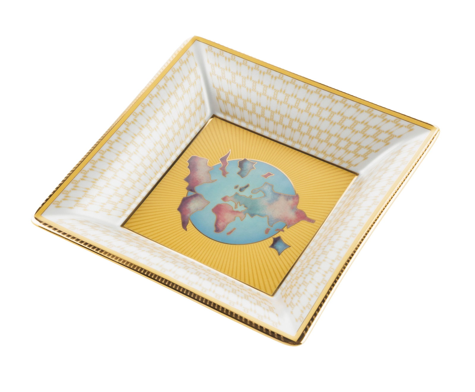Patek Philippe, vide-poche en porcelaine de Limoges à décor imprimé reprenant les mot - 2