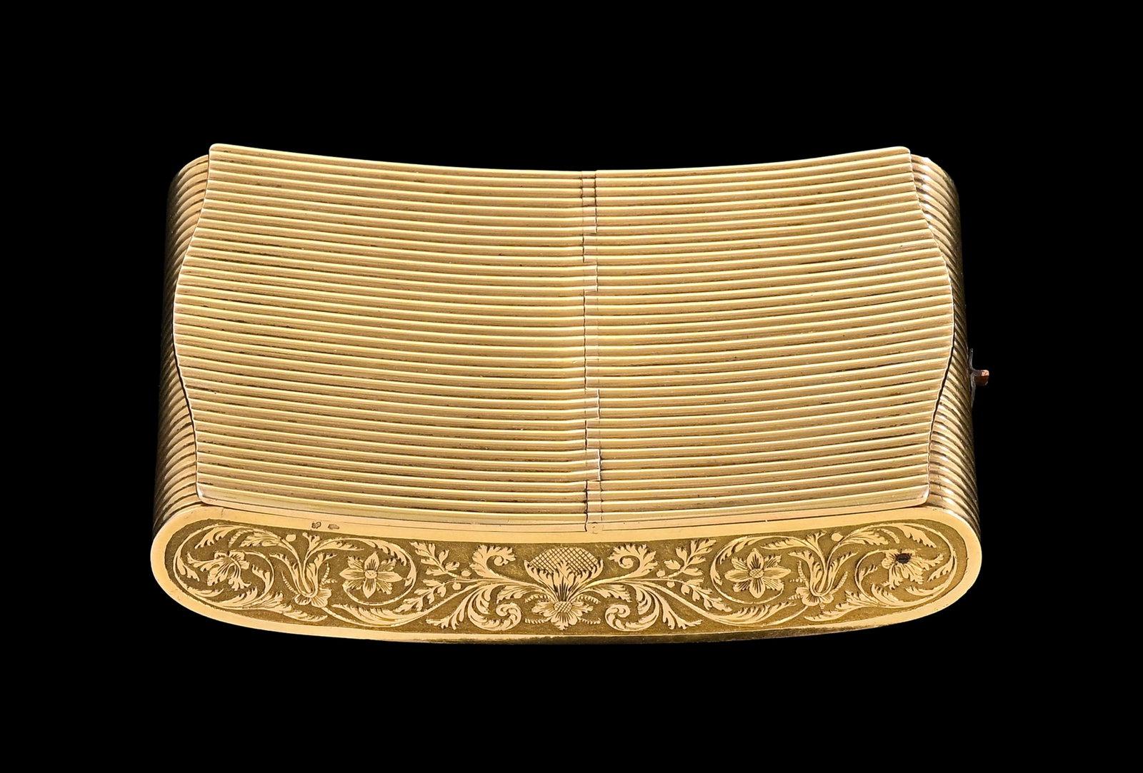 Tabatière en or avec boîte à musique, circa 1820-1830, deux vantaux au décor c&# - 2