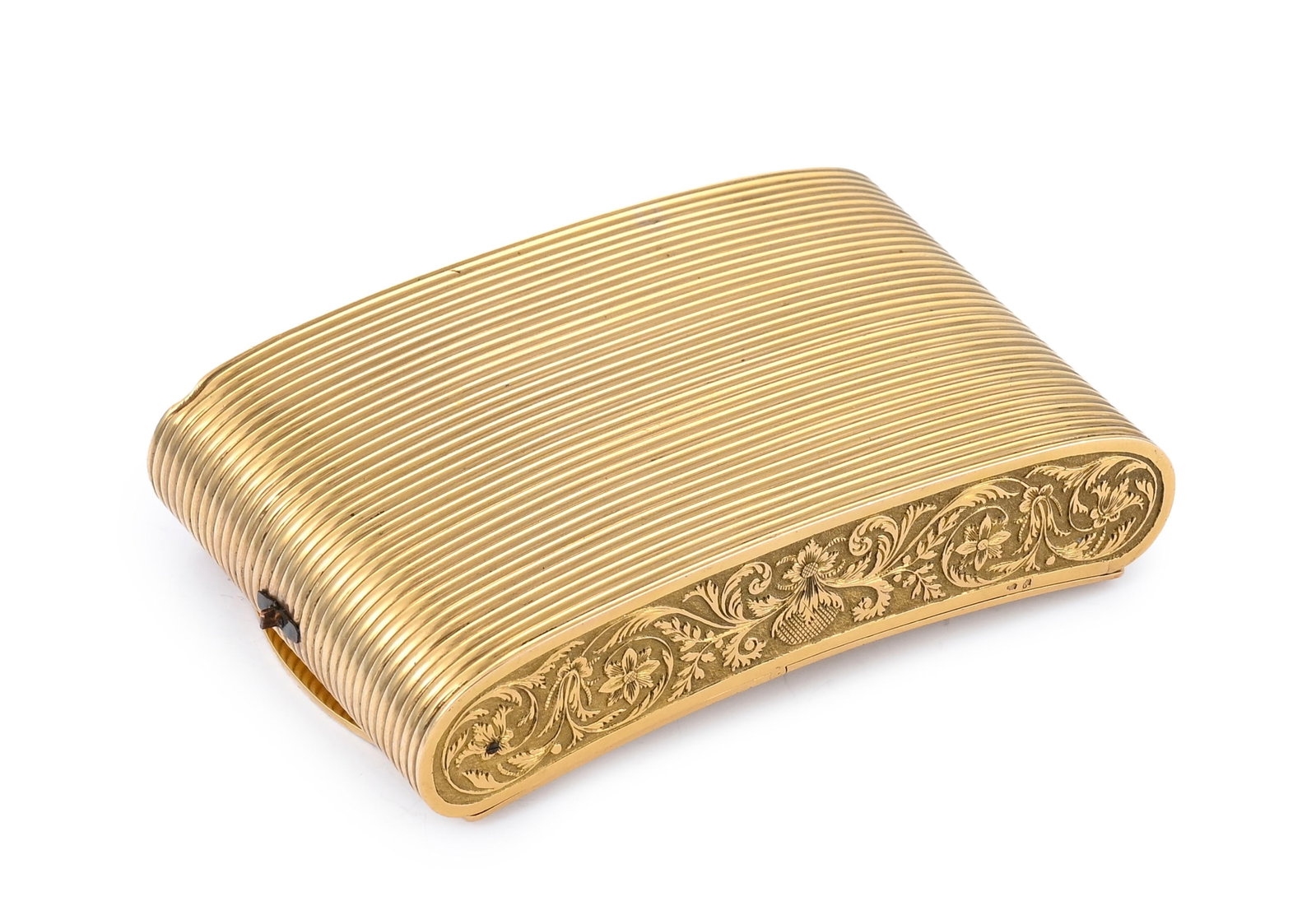 Tabatière en or avec boîte à musique, circa 1820-1830, deux vantaux au décor c&# - 6