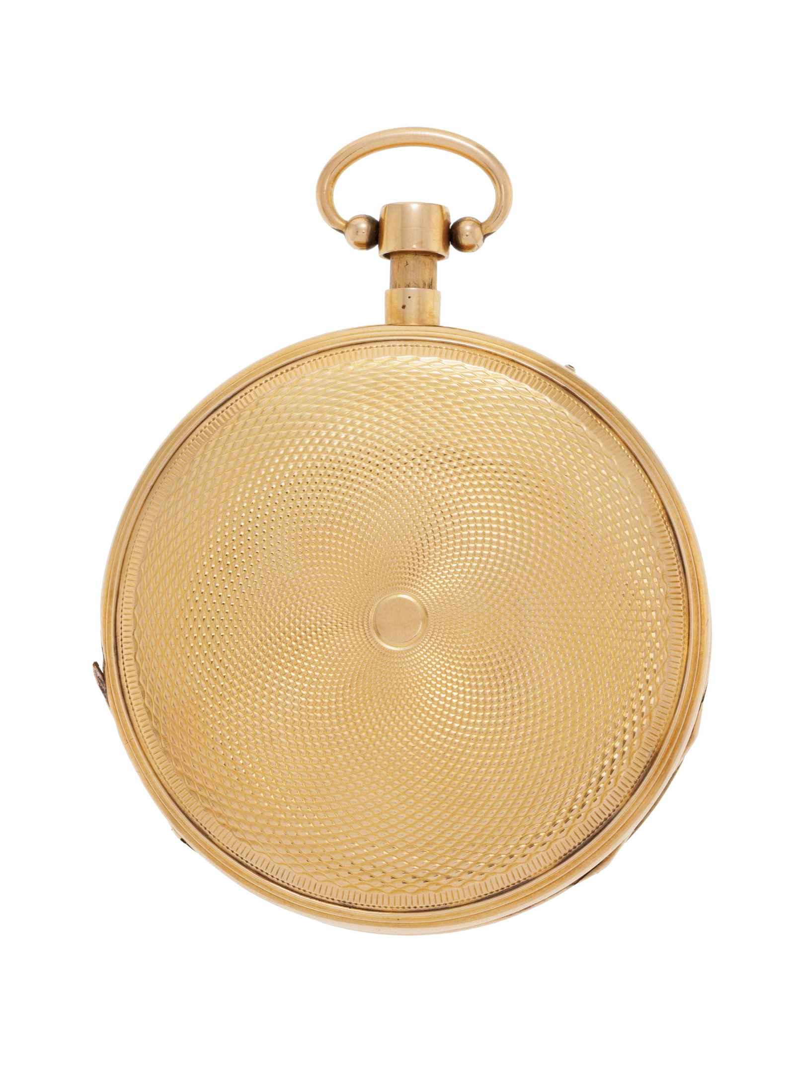 Montre de poche à coq squelette en or 750 et laiton à répétition ornée d'un - 4