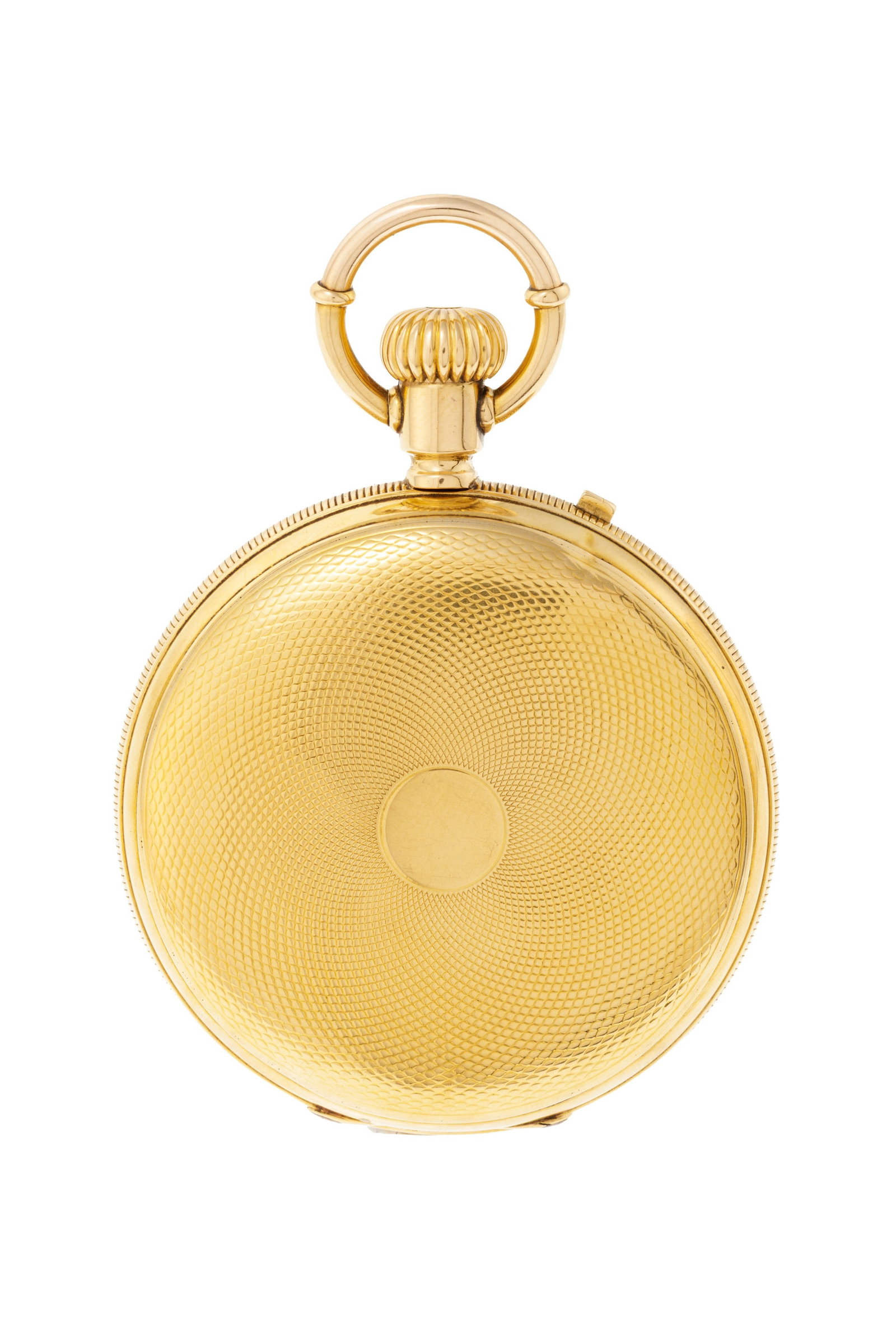 Edouard Perregaux Locle, montre de poche petite seconde savonnette en or 750, XIXe s. Mouvement: m - 2