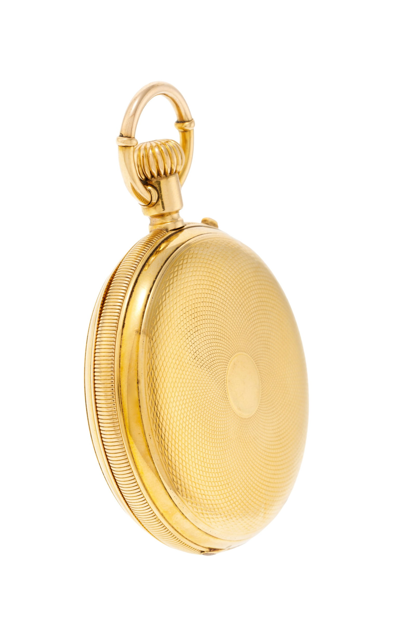 Edouard Perregaux Locle, montre de poche petite seconde savonnette en or 750, XIXe s. Mouvement: m - 3