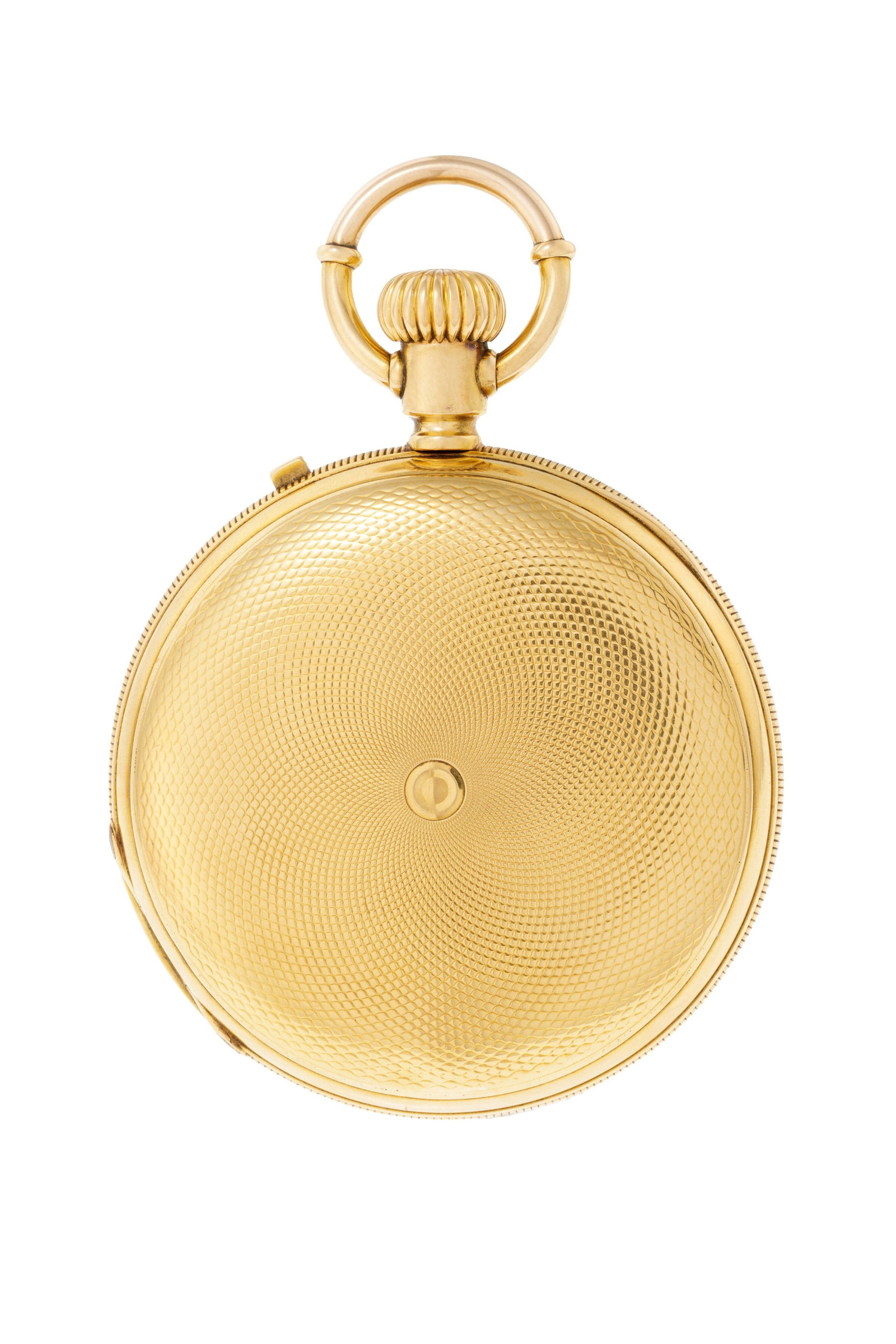 Edouard Perregaux Locle, montre de poche petite seconde savonnette en or 750, XIXe s. Mouvement: m - 4