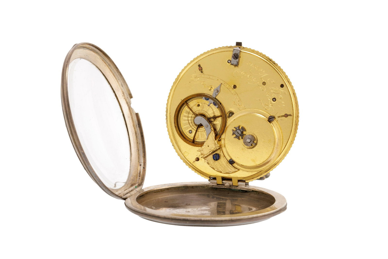 Franz Antoine Wolf à Vienne, montre de poche en argent avec indication de l'heure universelle,  - 5
