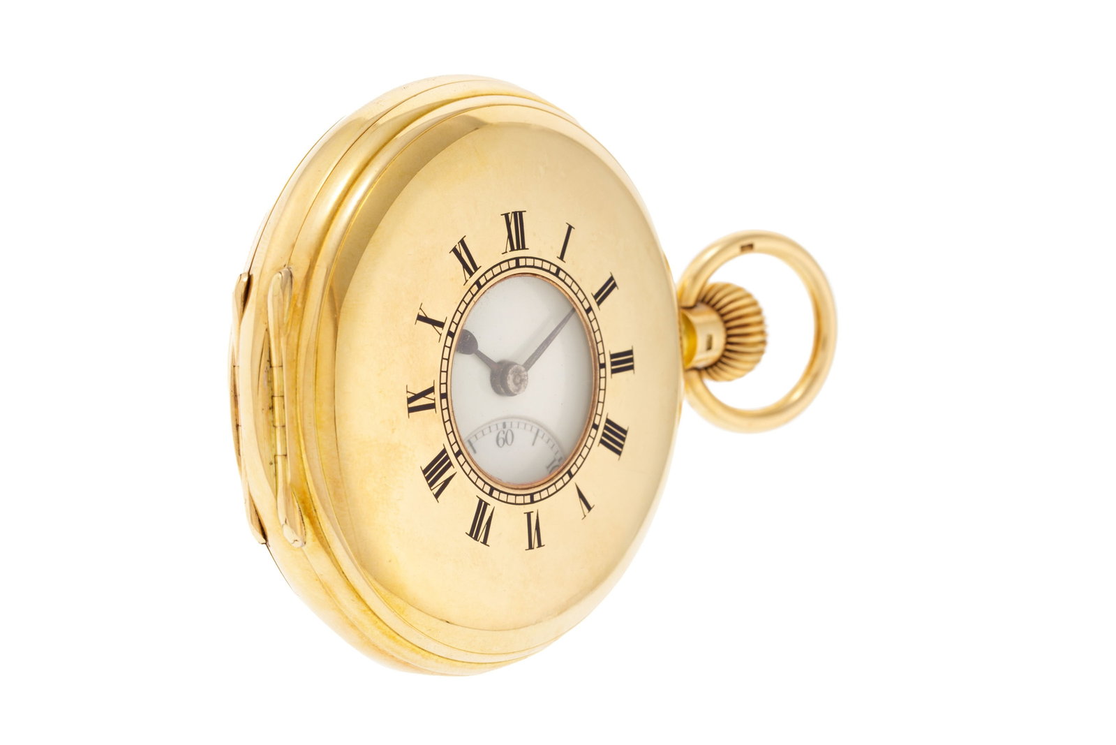 Montre de poche savonnette petite seconde en or 750, Londres, 1903 Mouvement: mécanique, n - 3