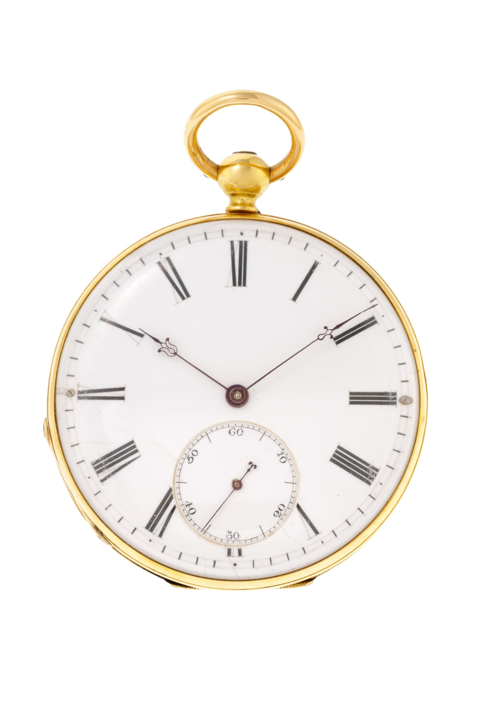 H. Pilicier et Mermod Frères, montre de poche petite seconde en or 750, fin XIXe Mouvement: m (1 of 5)