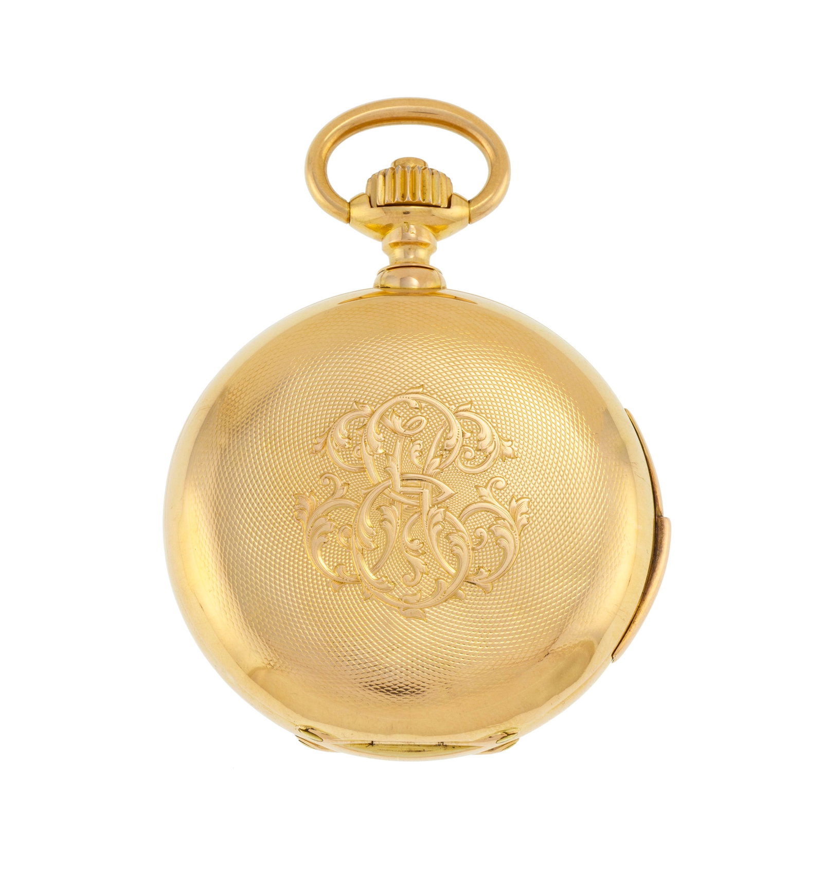 E. Massy, montre de poche petite seconde savonnette en or 750 à répétition Mouvemen - 2