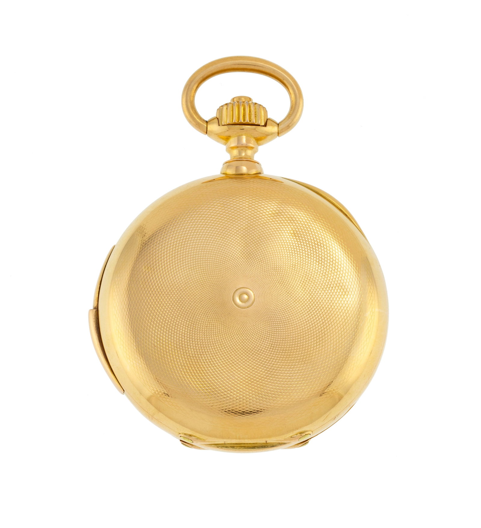 E. Massy, montre de poche petite seconde savonnette en or 750 à répétition Mouvemen - 3