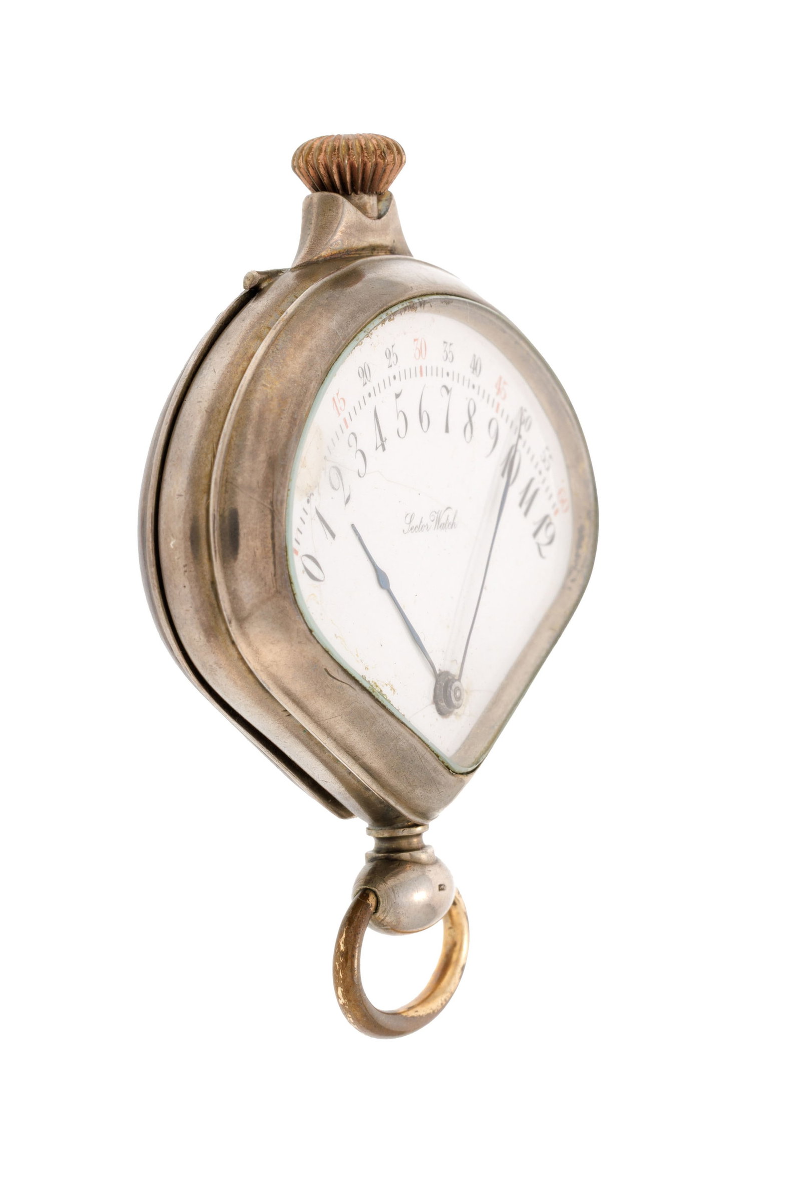 Sector Watch et Record Watch, Brevet n°27961, montre de poche en argent décorée de ch - 2