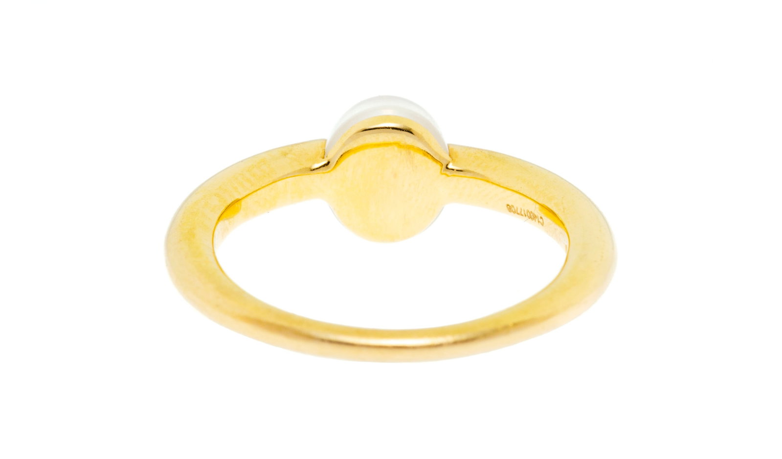 Pomelatto, M'ama non M'ama, bague en or rose 750 sertie d'un cabochon de pierre de lune, signée - 3