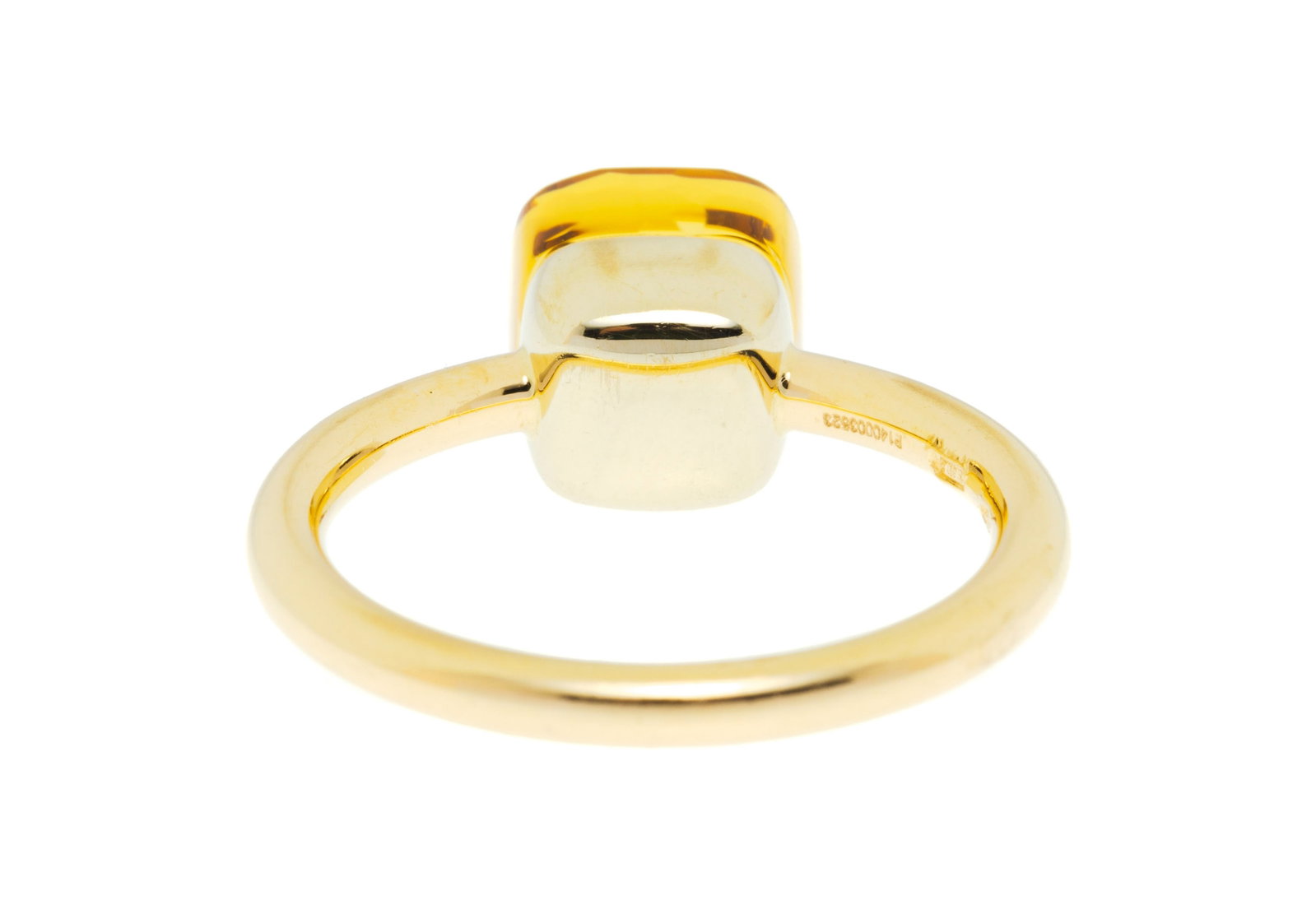 Pomellato, Nudo, bague or 750 sertie d'une citrine facettée, signée, numérotée,  - 3