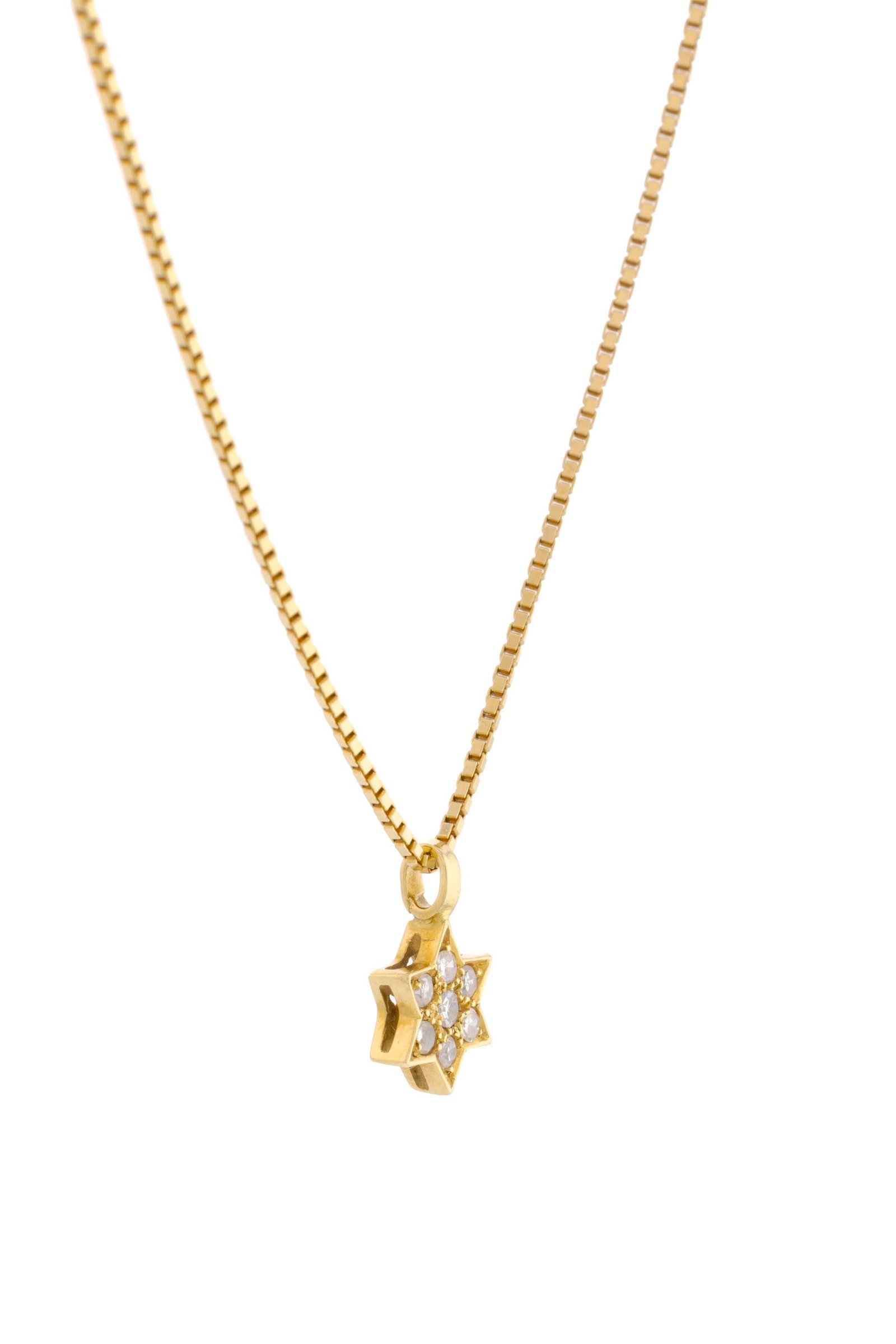 Ensemble composé d'un collier et d'une paire de boucles d'oreilles or 750 à motifs ét - 3