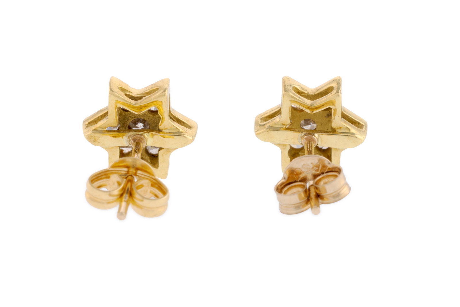 Ensemble composé d'un collier et d'une paire de boucles d'oreilles or 750 à motifs ét - 6