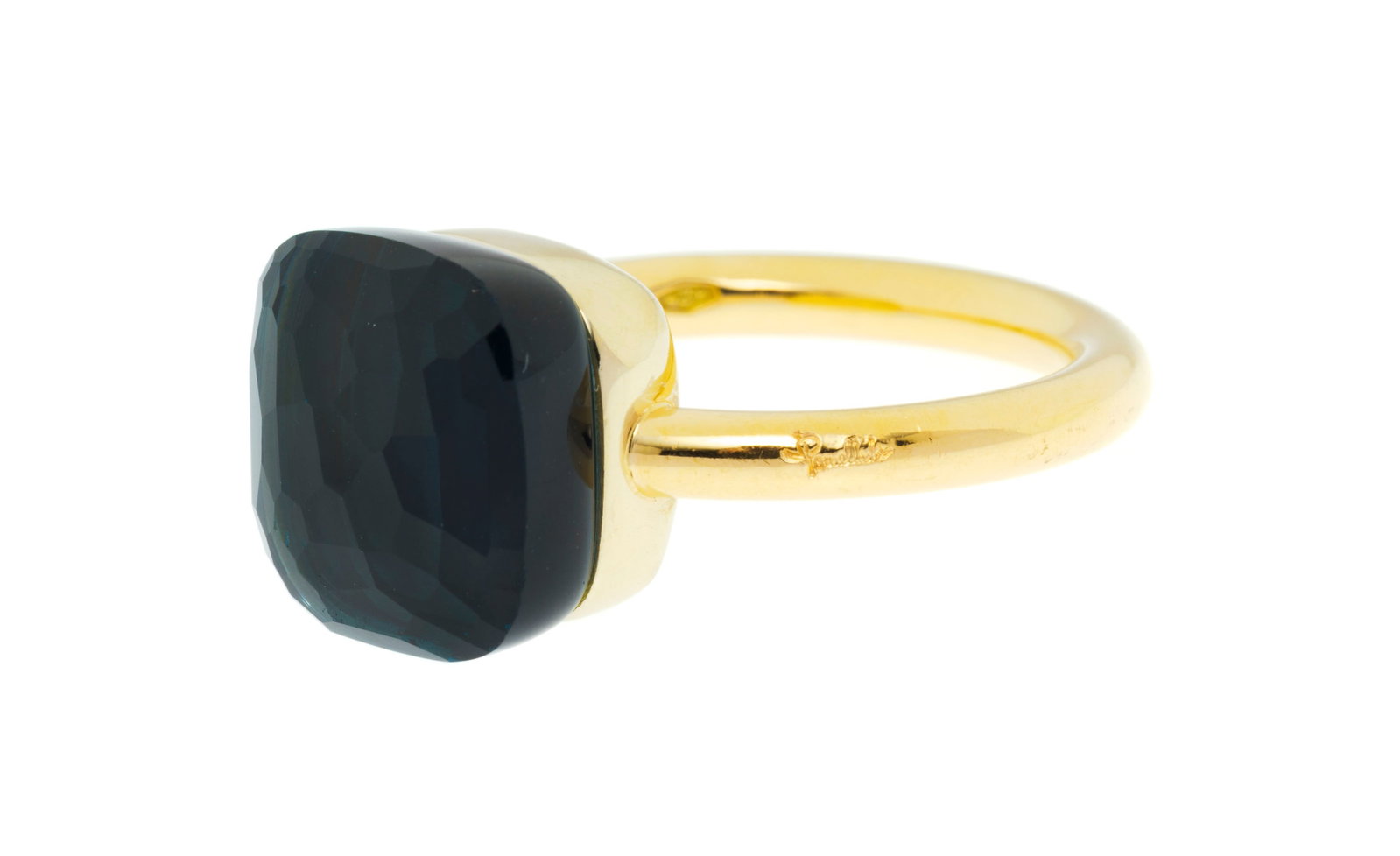 Pomellato, Nudo, bague or 750 sertie d'une topaze facettée, signée, numérotée, d - 2
