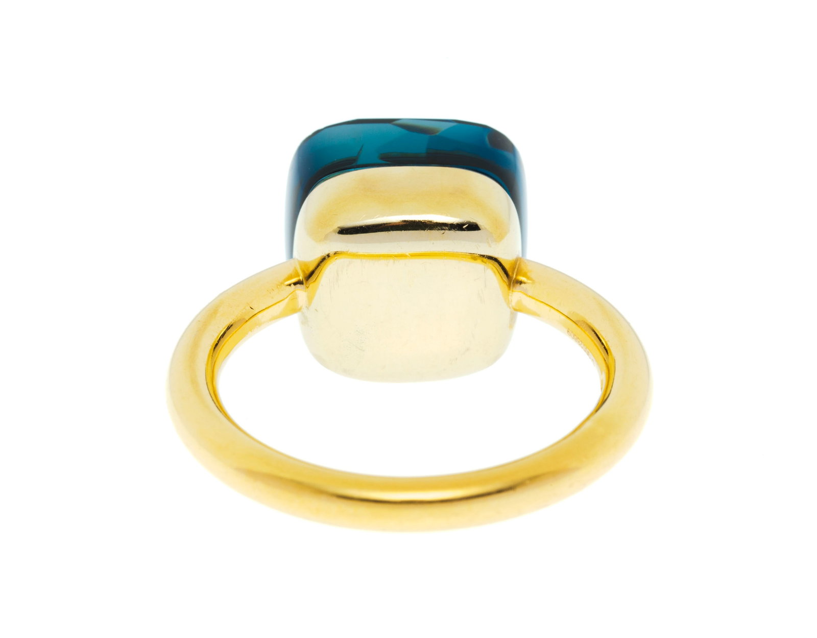 Pomellato, Nudo, bague or 750 sertie d'une topaze facettée, signée, numérotée, d - 3