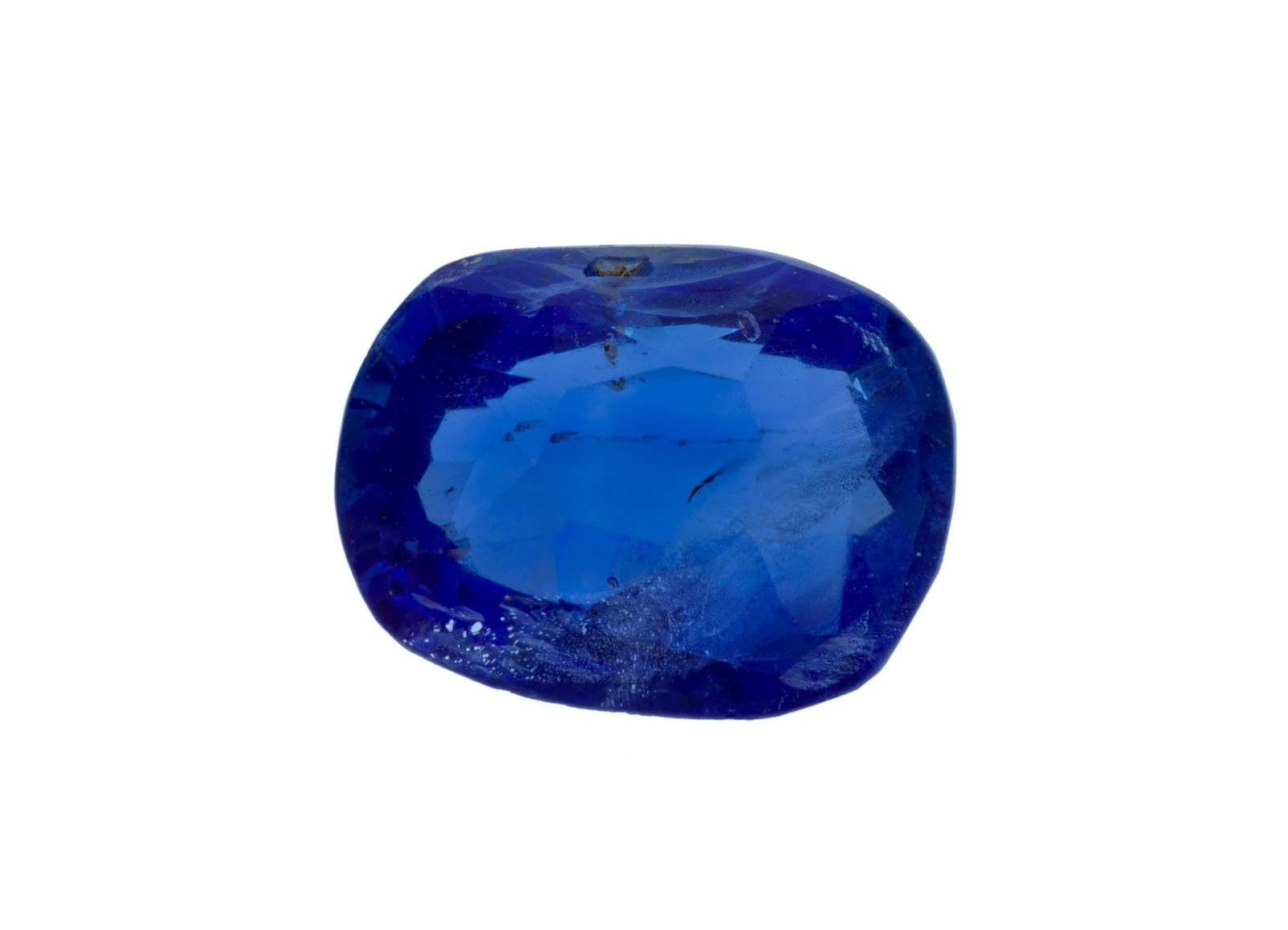Un saphir taille coussin sur papier de 5.73 carats: Un saphir taille coussin sur papier de 5.73 carats Condition probablement non chauffé