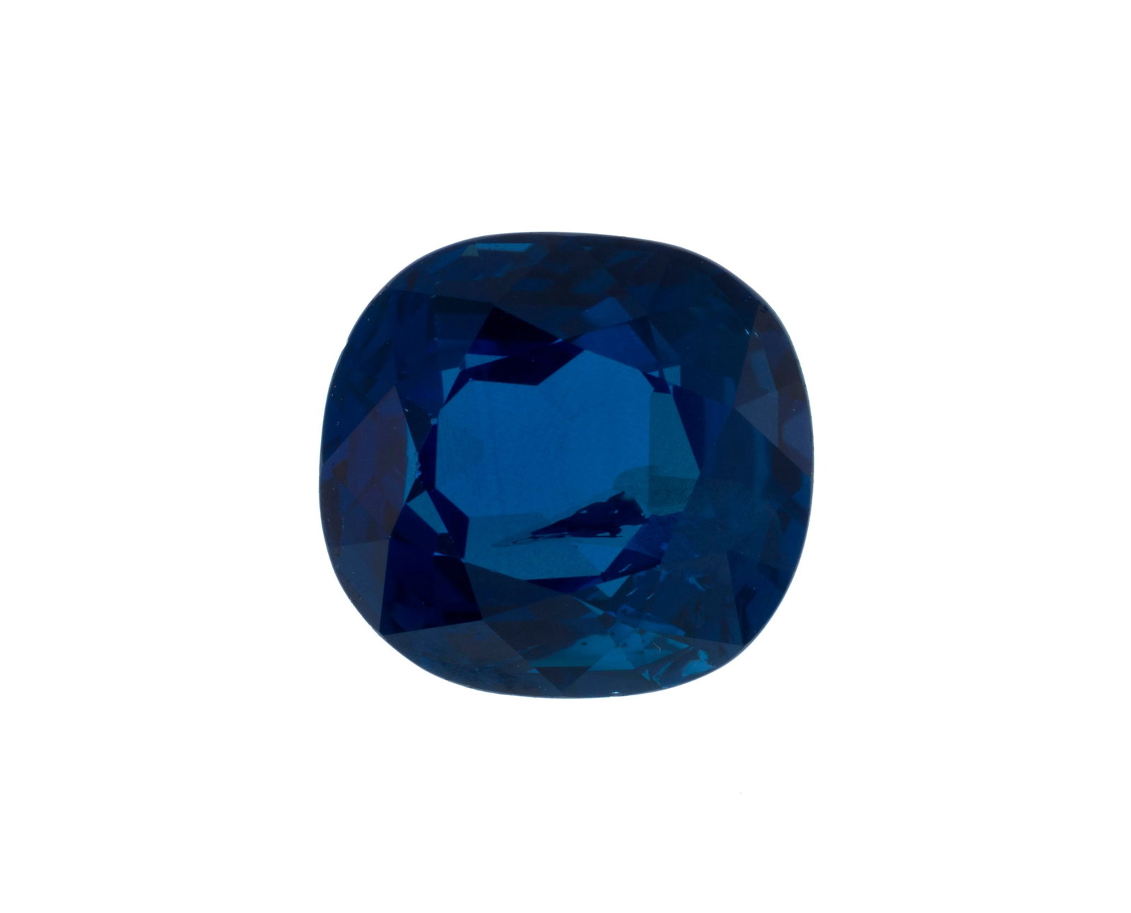 Un saphir taille coussin sur papier de 3.4 carats: Un saphir taille coussin sur papier de 3.4 carats