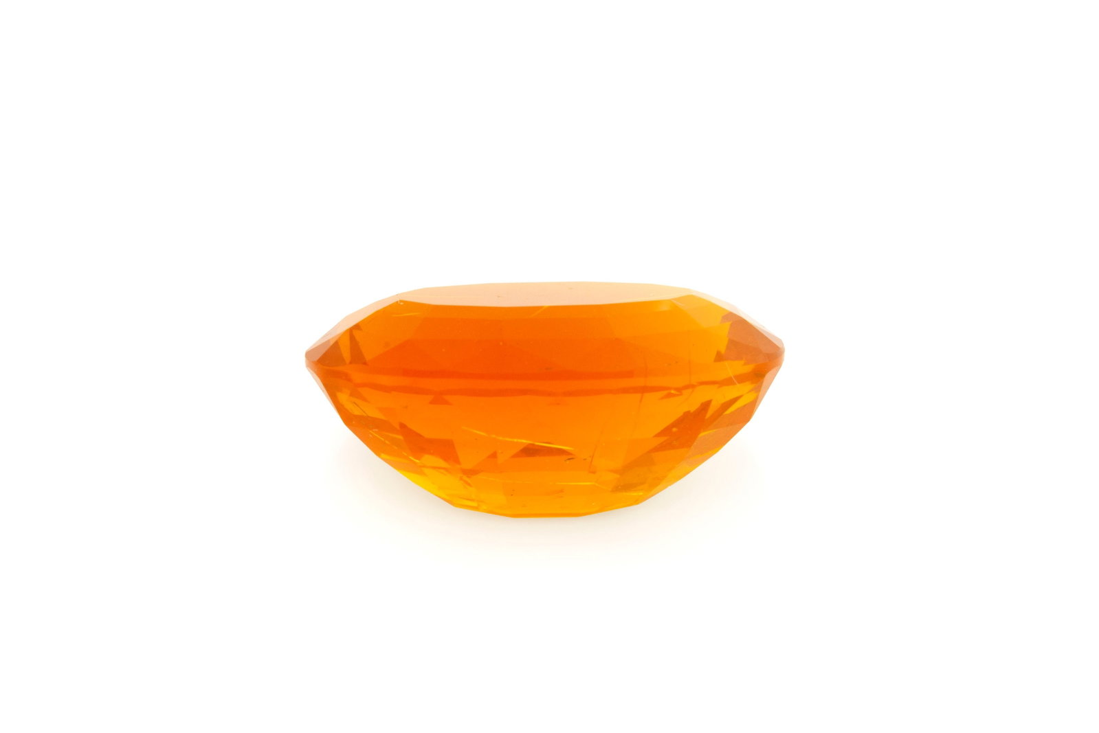 Une opale de feu taille ovale sur papier de 8.69 carats - 2