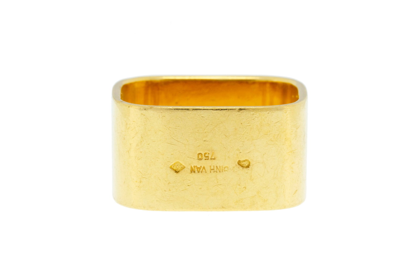 Dinh Van, monture de bague en or 750, signée, doigt 51-11, 8g - 3