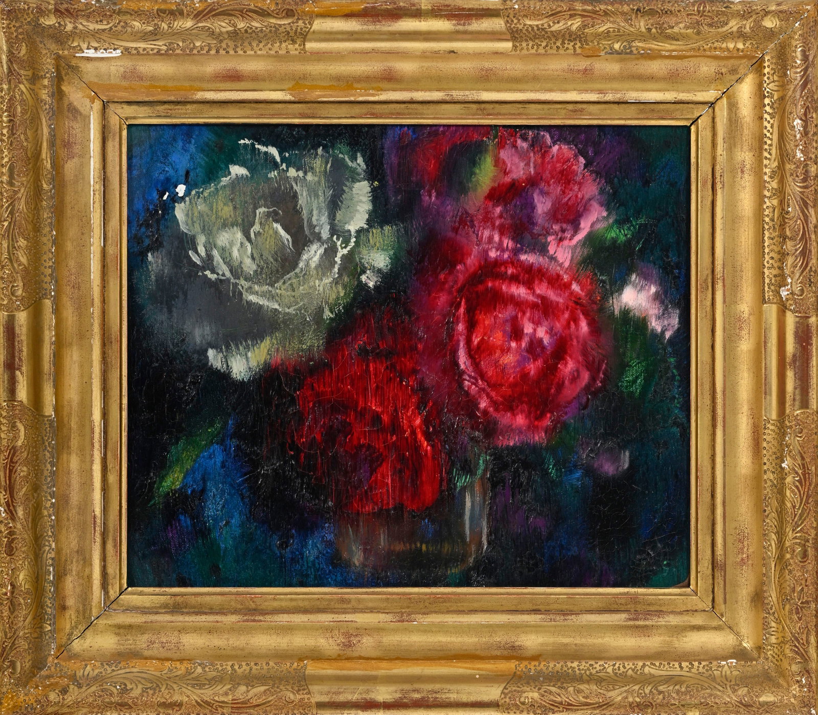 Augusto Giacometti (1877-1947), Rosen , 1928 (juillet), huile sur toile, sign?e, dat?e et titr?e au (1 of 4)