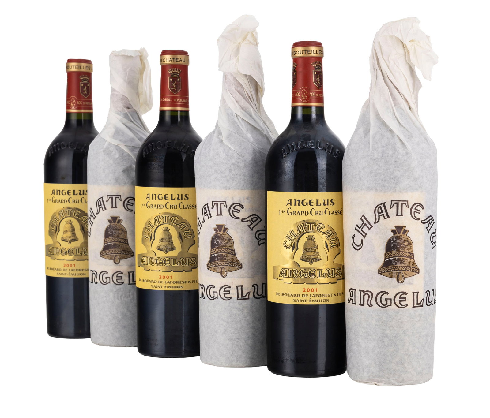 Ch. Angélus, 2001, Saint-Emilion, 1er grand cru classé, 12 bts, CBO - 2