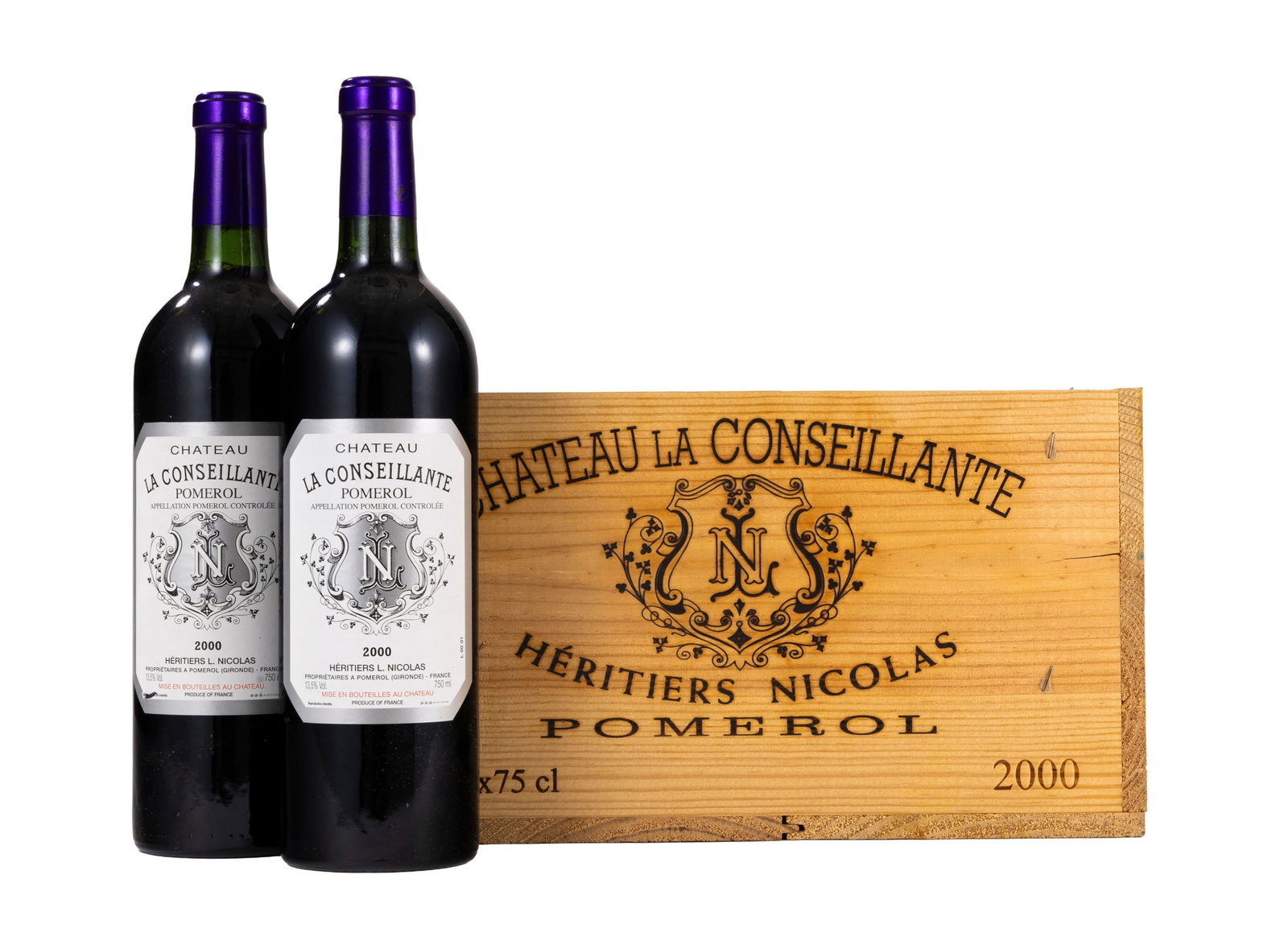 Ch. La Conseillante, 2000, Pomerol, 8 bts, CBO: Ch. La Conseillante, 2000, Pomerol, 8 bts, CBO